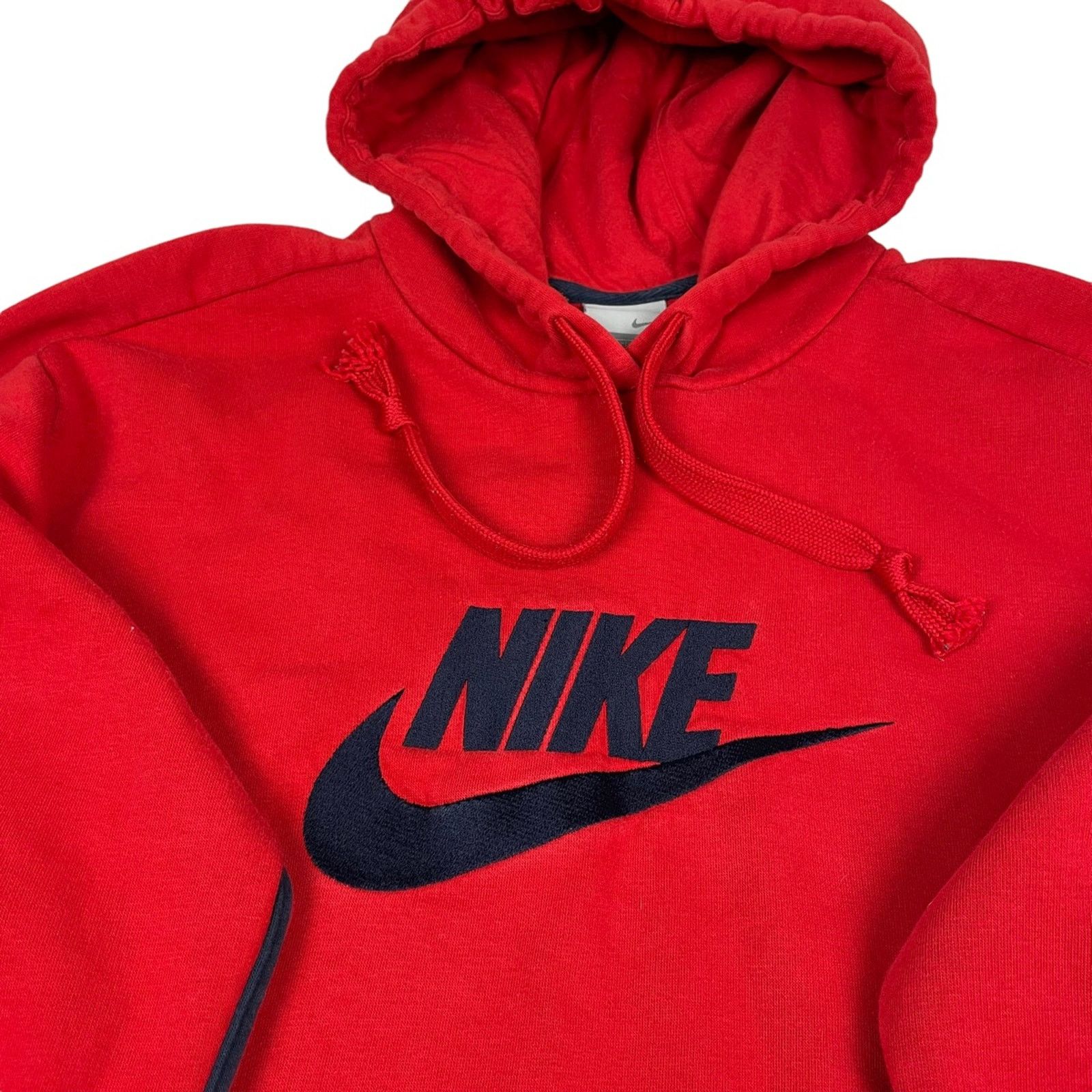 Nike × Vintage Vintage Nike Spellout Hoodie Sweatshirt Size S Red 00s Size US S / EU 44-46 / 1 - 2 Thumbnail