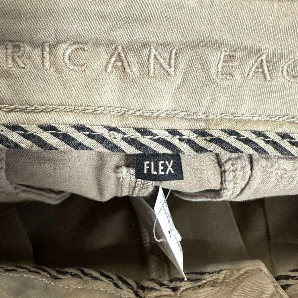 Vintage VINTAGE American Eagle Khaki Pants Men 32X34 Beige Slim Fit Destroyed Stretch Casual NEW Size US 32 / EU 48 - 5 Thumbnail