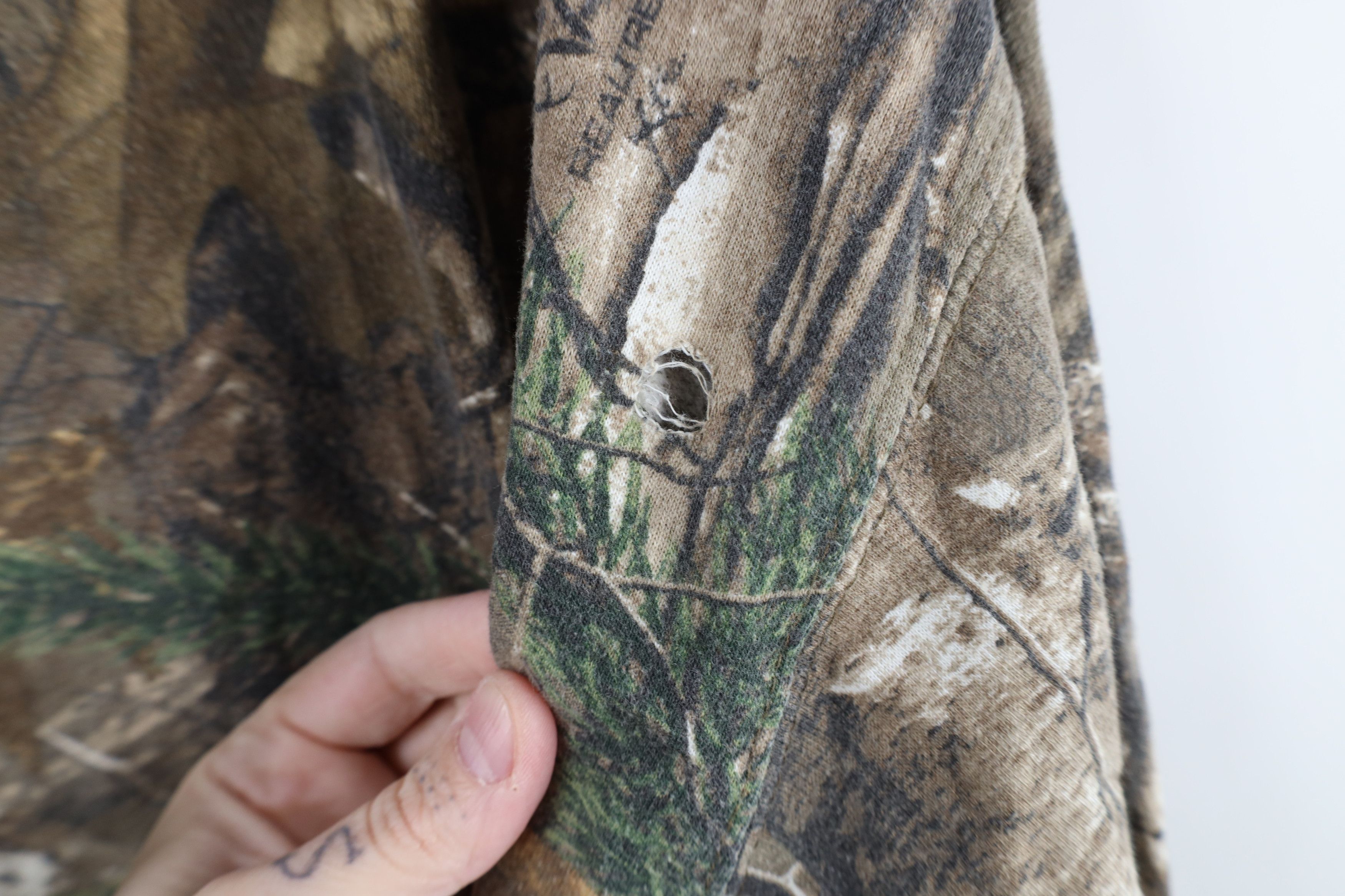 Vintage Vintage Y2K Streetwear Realtree Camouflage Hoodie Sweatshirt Size US XXL / EU 58 / 5 - 4 Thumbnail