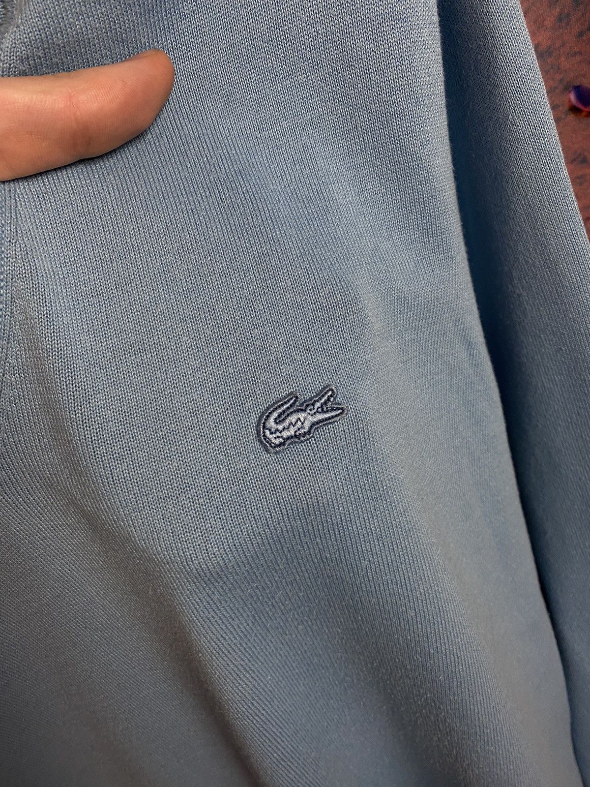 Lacoste Vintage Lacoste v-neck sweater Size US M / EU 48-50 / 2 - 4 Thumbnail