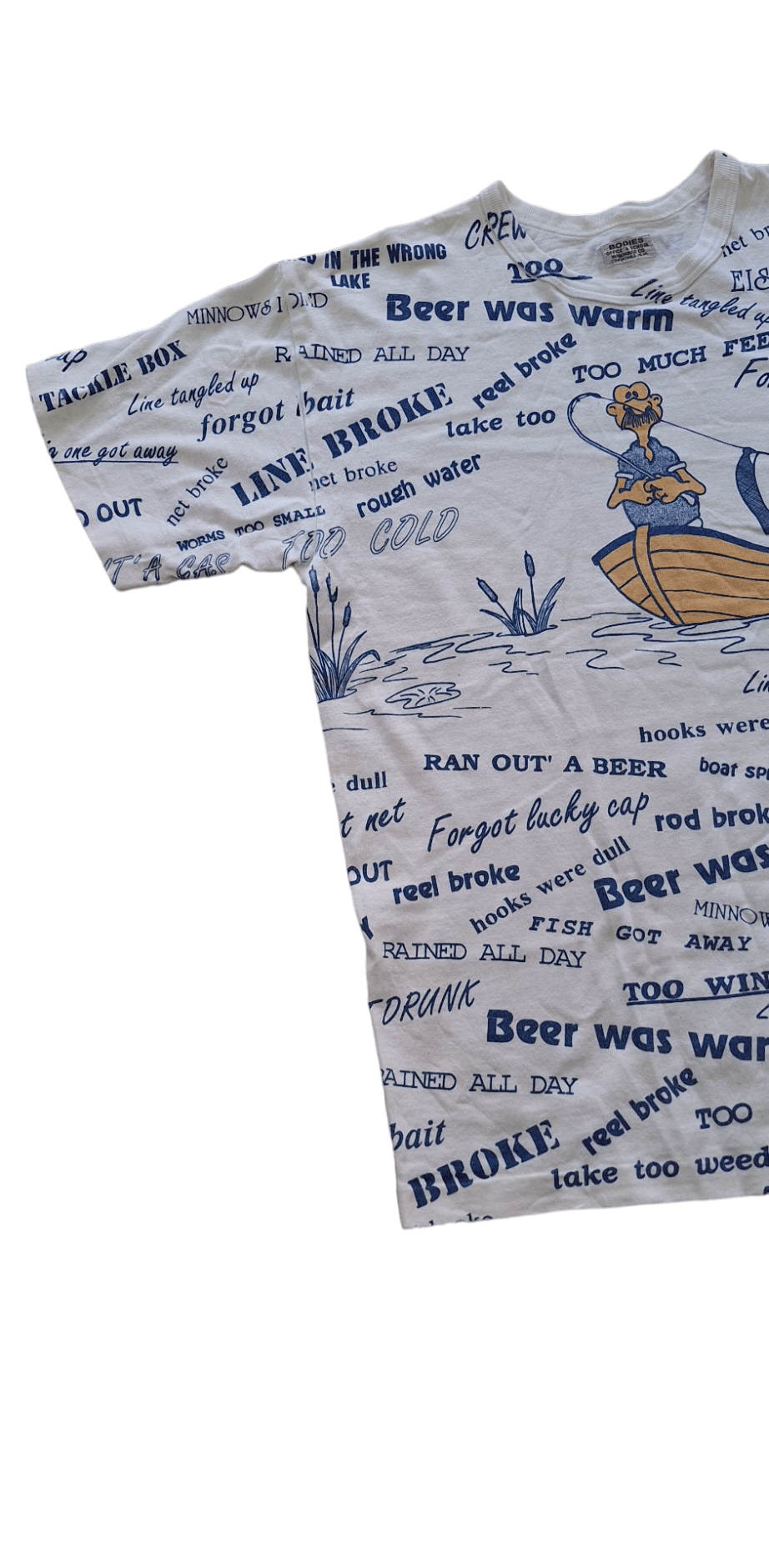 Japanese Brand × Warehouse Rare Bodies Office & School by Warehouse All Overprint Tee Size US M / EU 48-50 / 2 - 4 Thumbnail
