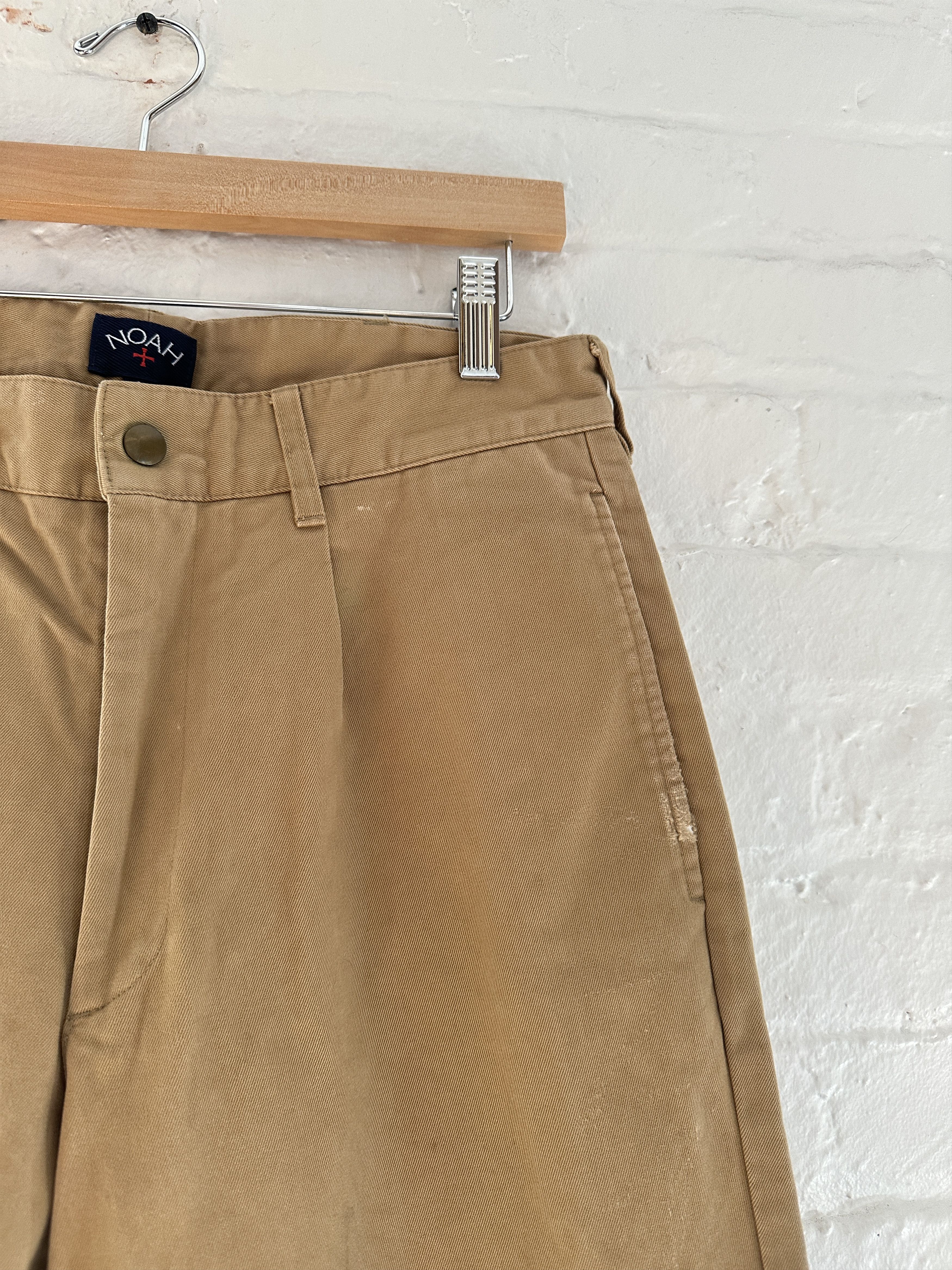 Noah Noah Pleated Straight Leg Trousers Size US 30 / EU 46 - 2 Thumbnail