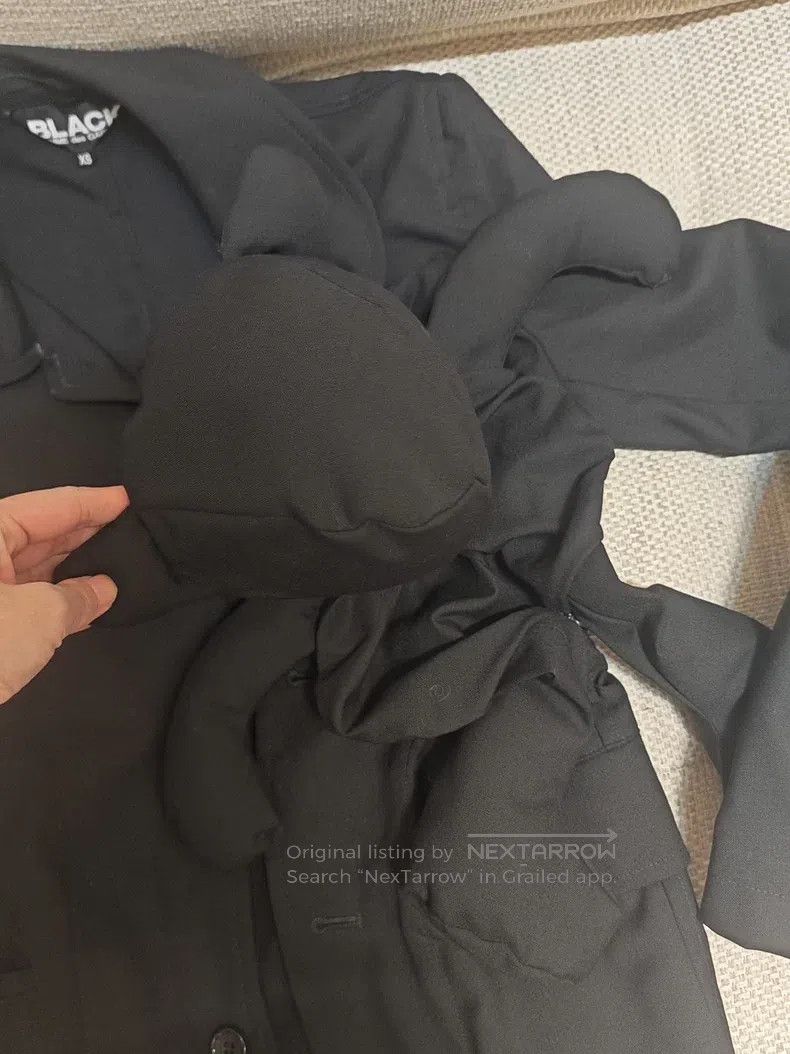 Comme des Garcons Comme des Garcons Black Bear Jacket XS Size XS / US 0-2 / IT 36-38 - 2 Thumbnail