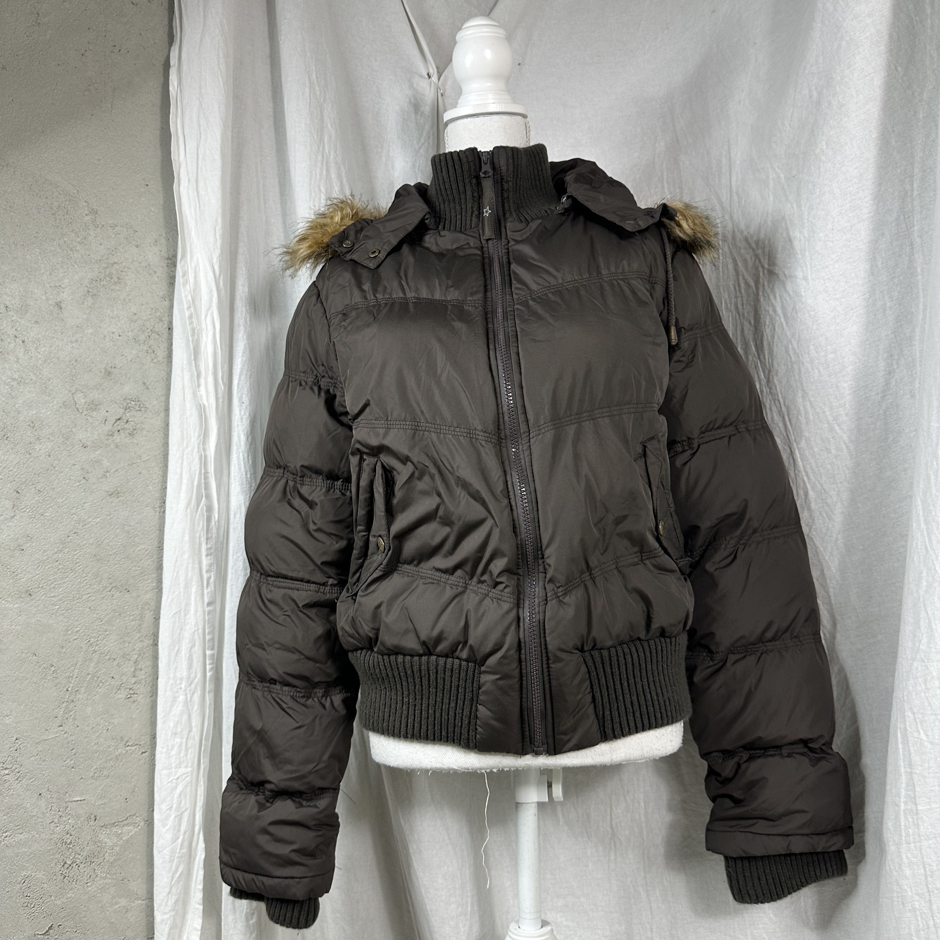 Vintage Women's Bomber Jacket Faux Fur Vintage Size L / US 10 / IT 46 - 7 Thumbnail