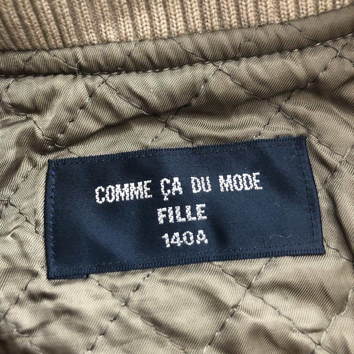 Japanese Brand × Vintage Vintage 90s COMME CA DU MODE Varsity Jacket Big Logo Size M / US 6-8 / IT 42-44 - 8 Thumbnail