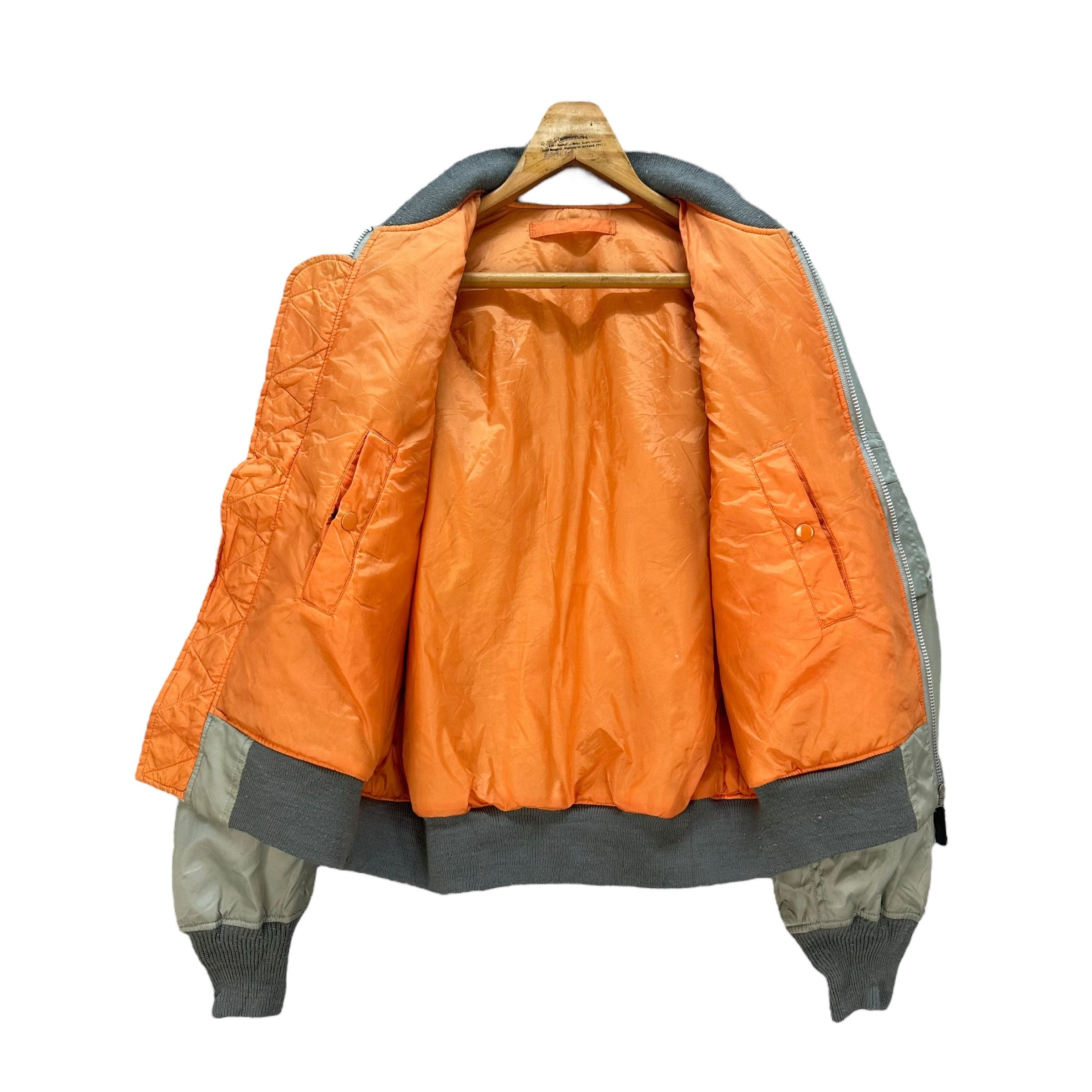Vintage TRASHED🔥 MIF INDUSTRIES SILVER BOMBER JACKET #9037-50 Size US M / EU 48-50 / 2 - 7 Thumbnail