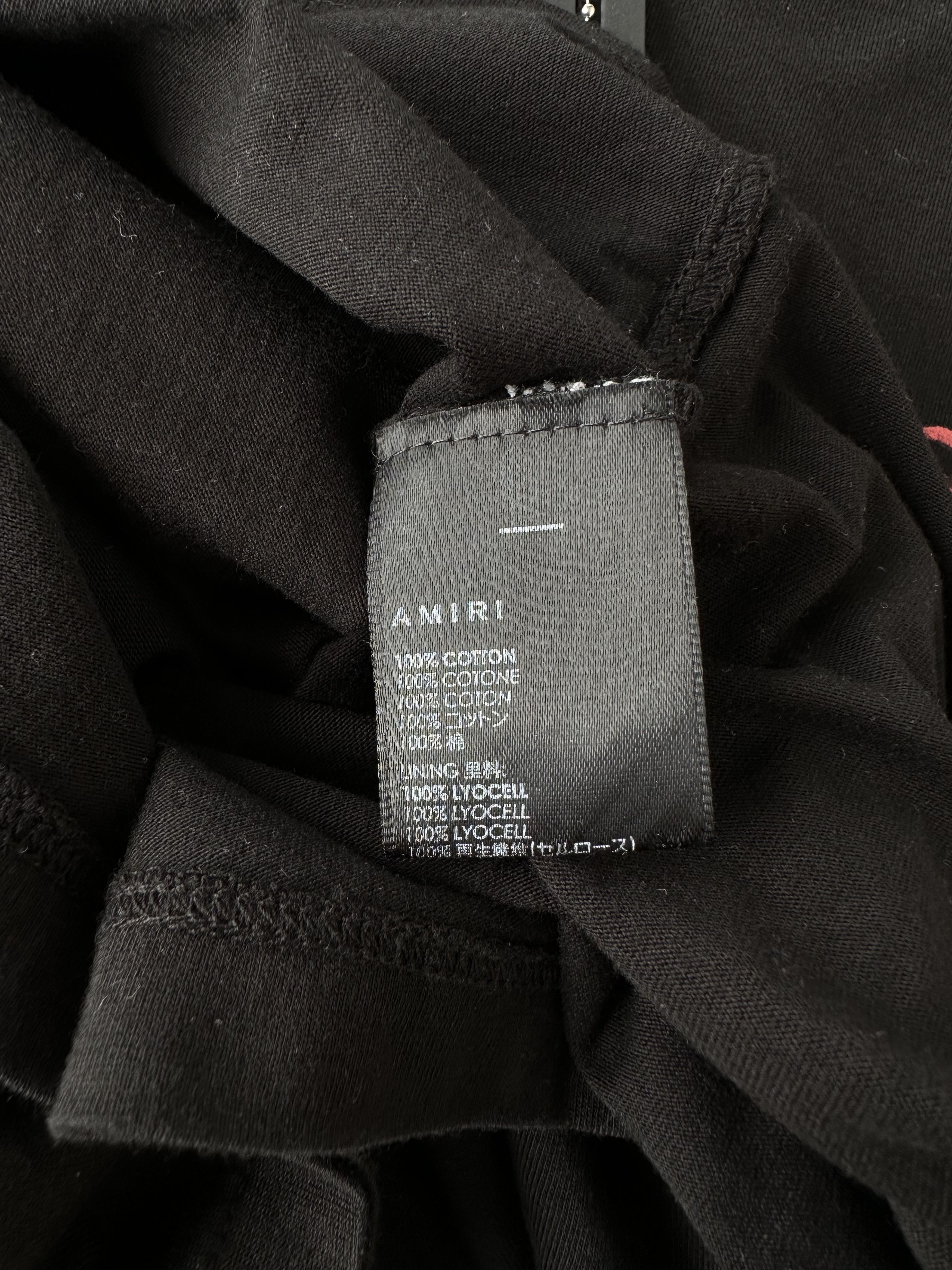 Amiri Amiri Wes Lang Black & Red Everything T-Shirt Size US S / EU 44-46 / 1 - 4 Thumbnail