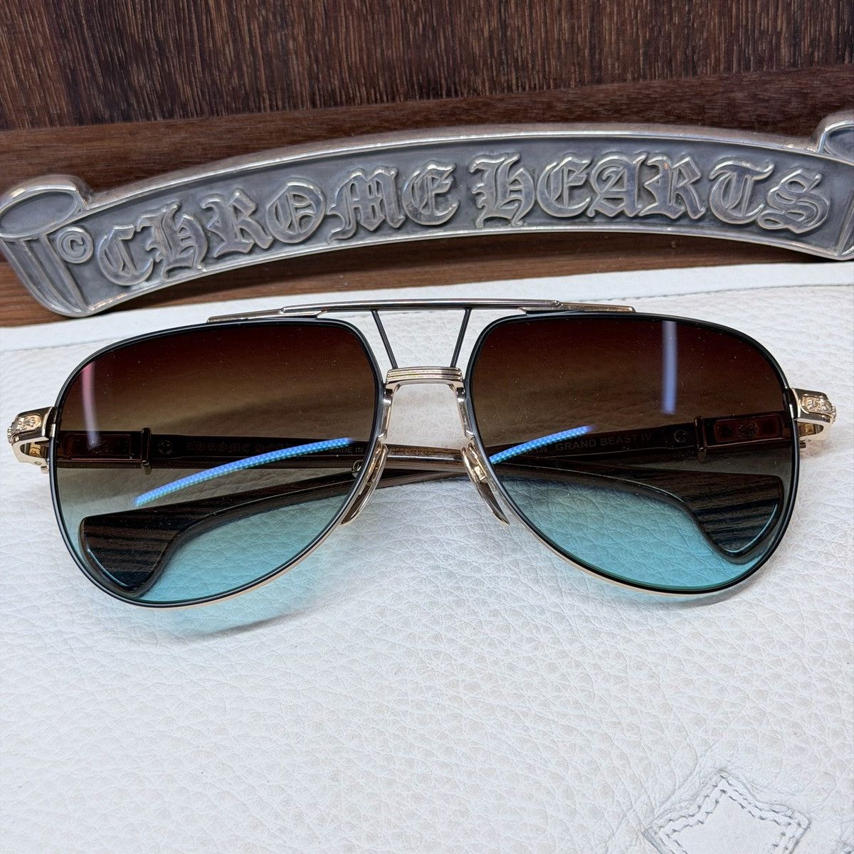 Chrome Hearts Chrome Hearts Lizard Boot Sunglasses | Grailed