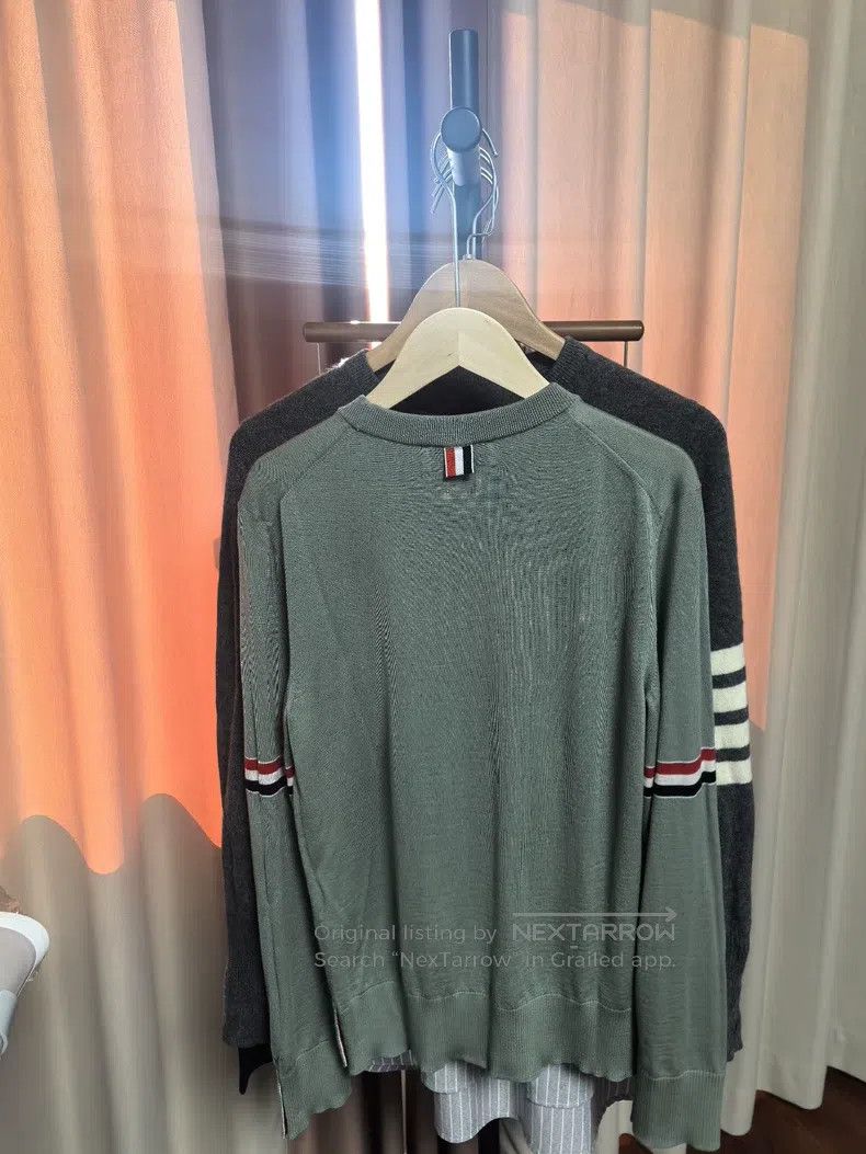 Thom Browne Thom Browne Sleeve Label Wool Sweater Size US XS / EU 42 / 0 - 4 Thumbnail