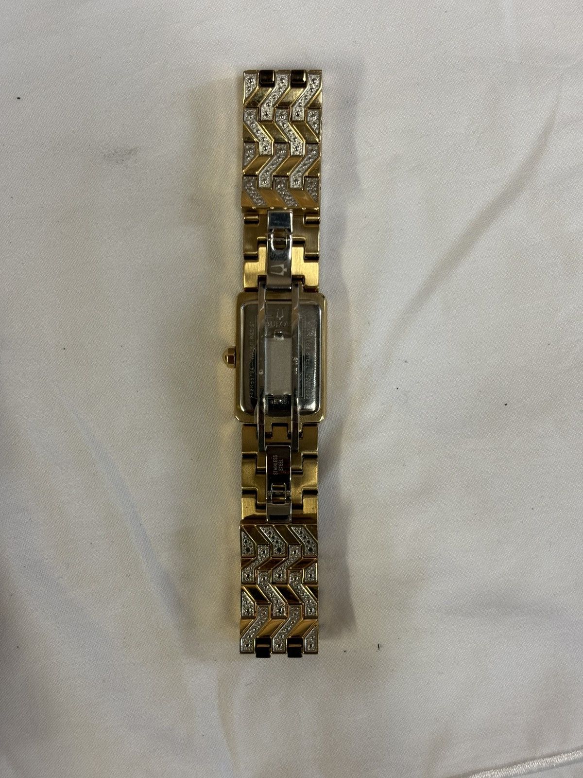 Bulova Bulova Women’s 98L301 Classic Diamond Gold Tone Womens Watch Size ONE SIZE - 12 Thumbnail