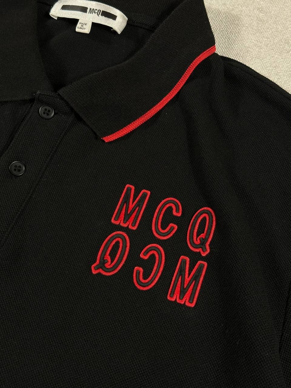 MCQ McQ Alexander McQueen Swallow Embroidered Polo Shirt Size US L / EU 52-54 / 3 - 3 Thumbnail