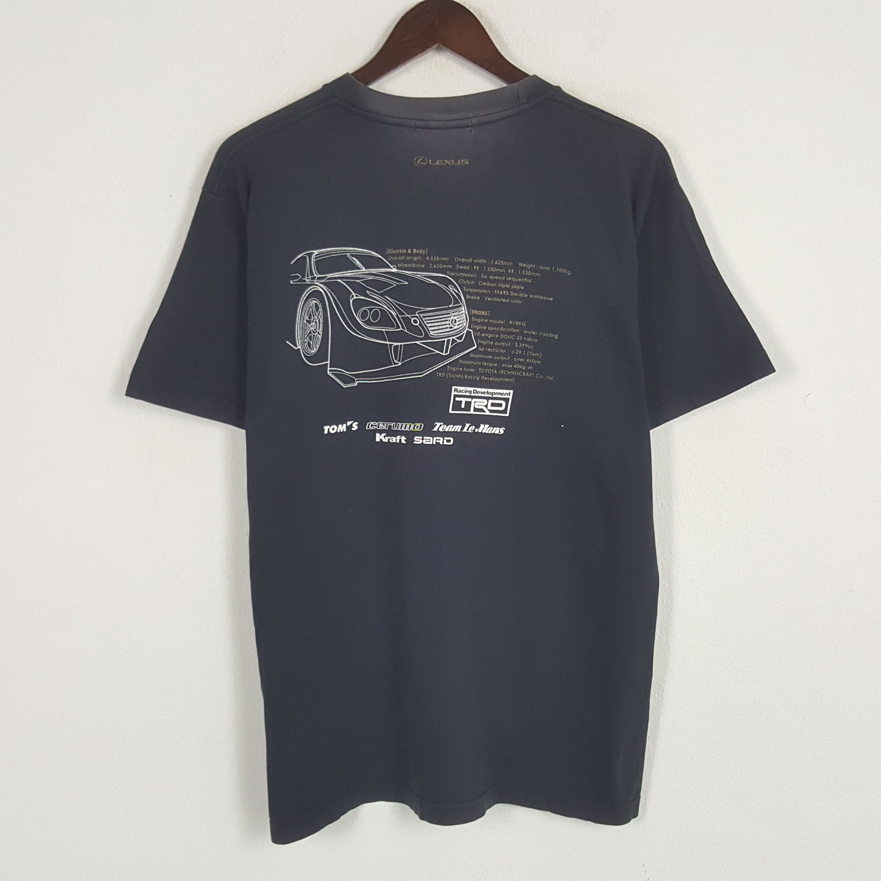 Vintage Vintage TRD Tom's Cerumo Team Ie Mans Kraft Sard Tshirt Size US L / EU 52-54 / 3 - 1 Thumbnail