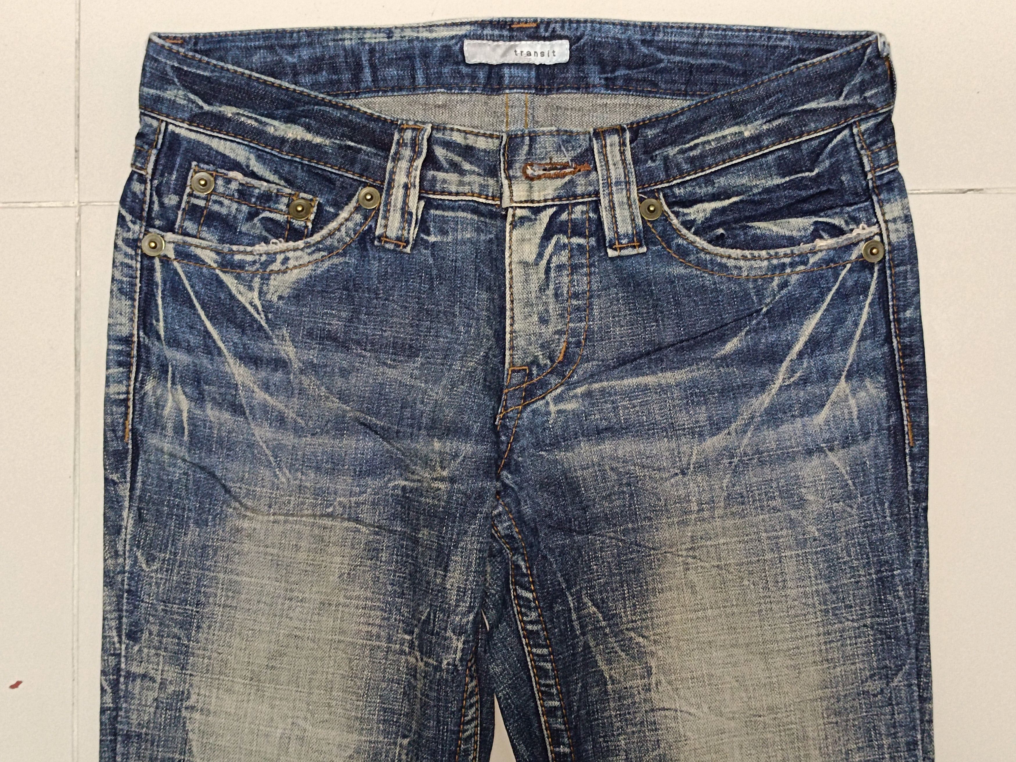 If Six Was Nine Japanese 2Yk Flare Distressed Jeans Size US 30 / EU 46 - 5 Thumbnail