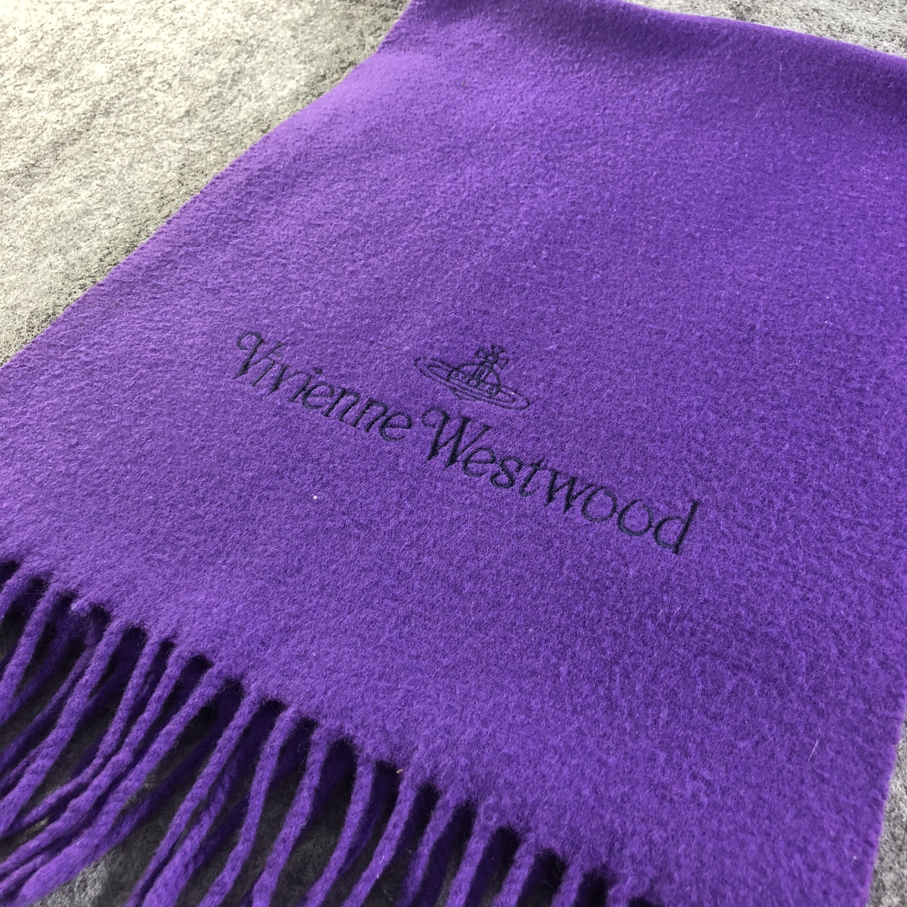 Vivienne Westwood Vivienne Westwood Wool Scarf Muffler V1793 Size ONE SIZE - 3 Thumbnail