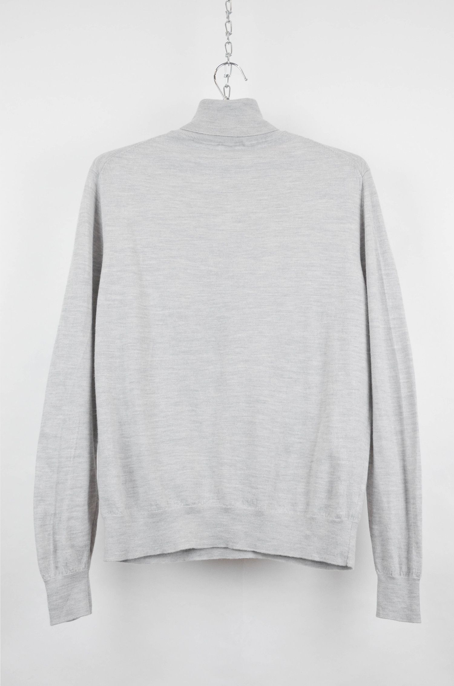 Suitsupply Suitsupply Merino Wool Lightweight Turtleneck Grey - Size XL Size US XL / EU 56 / 4 - 2 Thumbnail
