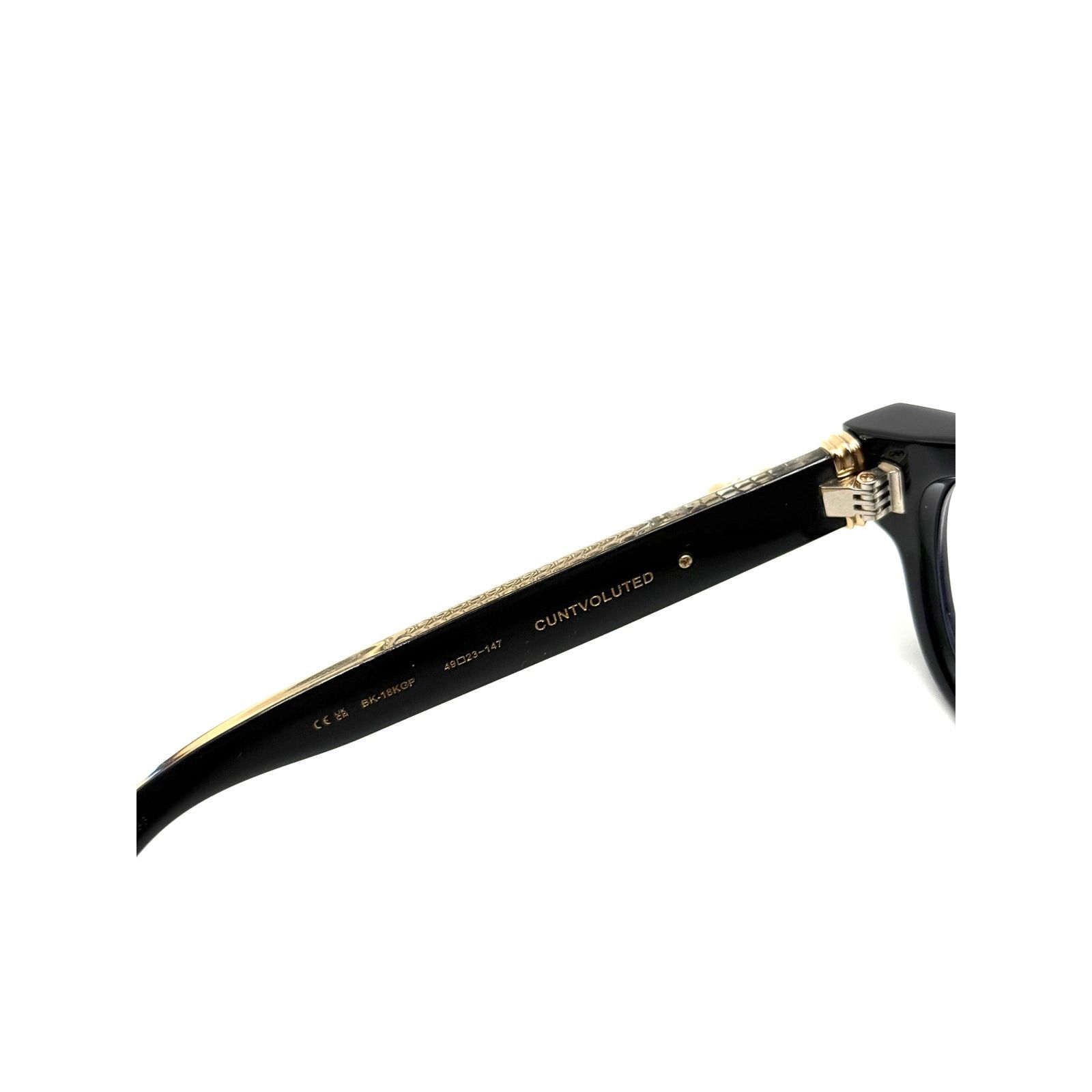 Chrome Hearts Chrome Hearts “Cuntvoluted” 18k gold plated sunglasses Size ONE SIZE - 8 Thumbnail