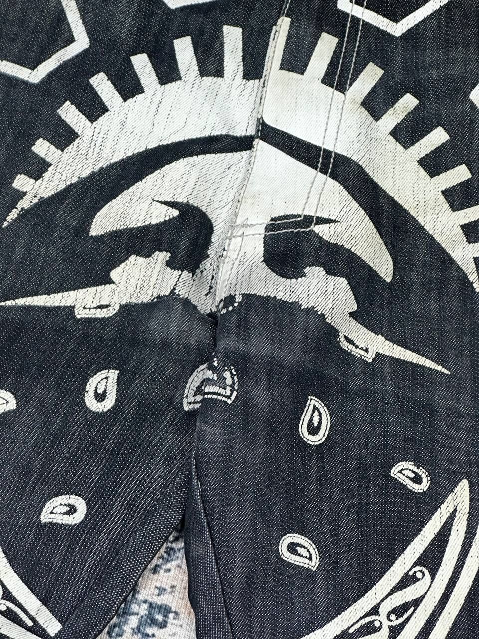 Japanese Brand Very Rare Your Local Dealer Printed Baggy Hip Hop Denim Size US 34 / EU 50 - 7 Thumbnail
