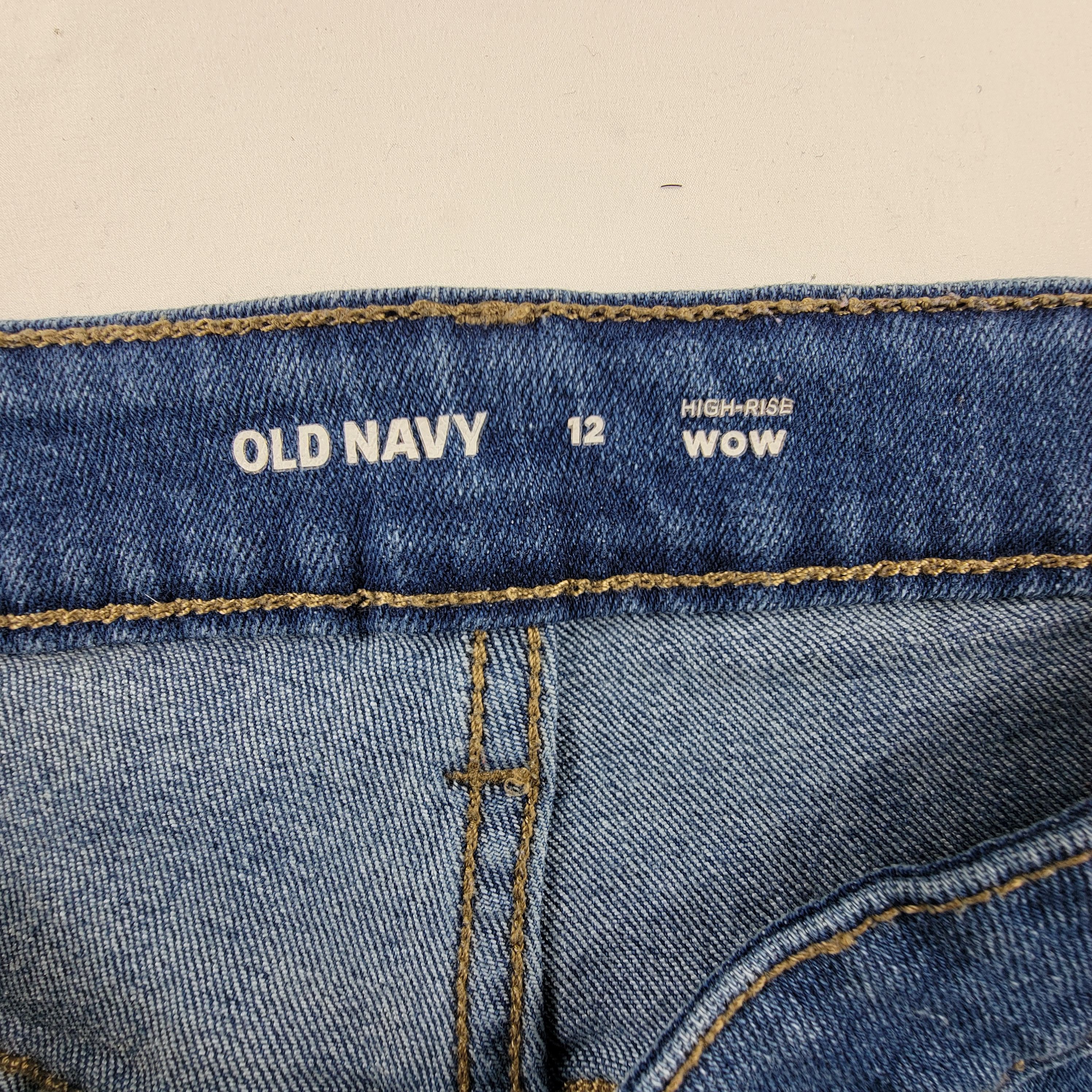 Old Navy y2k Old Navy blue denim elastic shorts hoochie daddy mama👖 Size 34" / US 12 / IT 48 - 3 Thumbnail