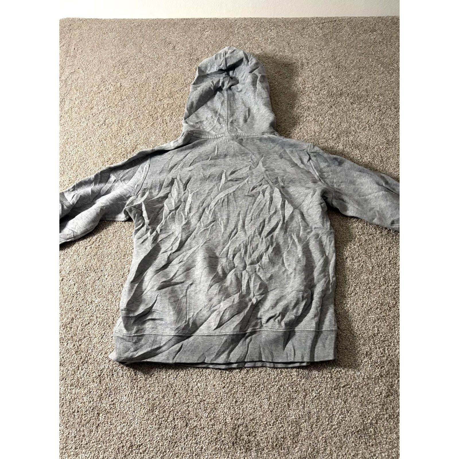 Nike Nike Mens Hoodie Grey Fleece Pullover Small Swoosh 836123-063 Size US M / EU 48-50 / 2 - 6 Thumbnail