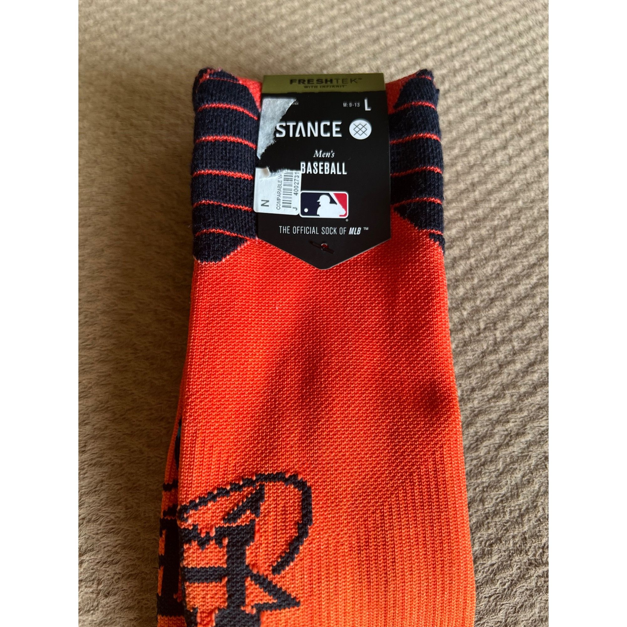 Stance Socks Stance MLB Houston Astros City Connect Socks - Size L (9-13) Size ONE SIZE - 4 Thumbnail