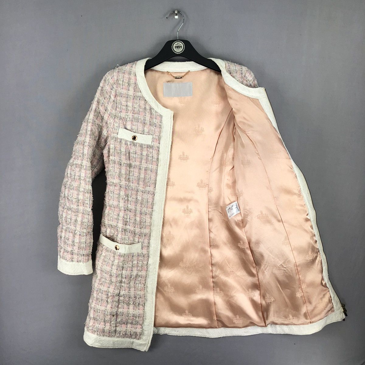 Japanese Brand Vintage Women Tweed Jacket G-Dragon Style by Rady Size XXS / US 00 / IT 34 - 8 Thumbnail