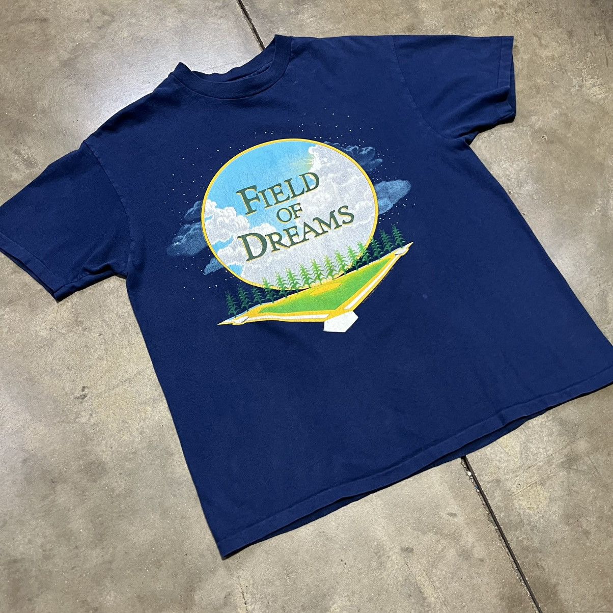Hanes × Vintage Vintage 80s Field of Dreams Movie Promo Graphic Tee USA Made Size US XL / EU 56 / 4 - 2 Thumbnail
