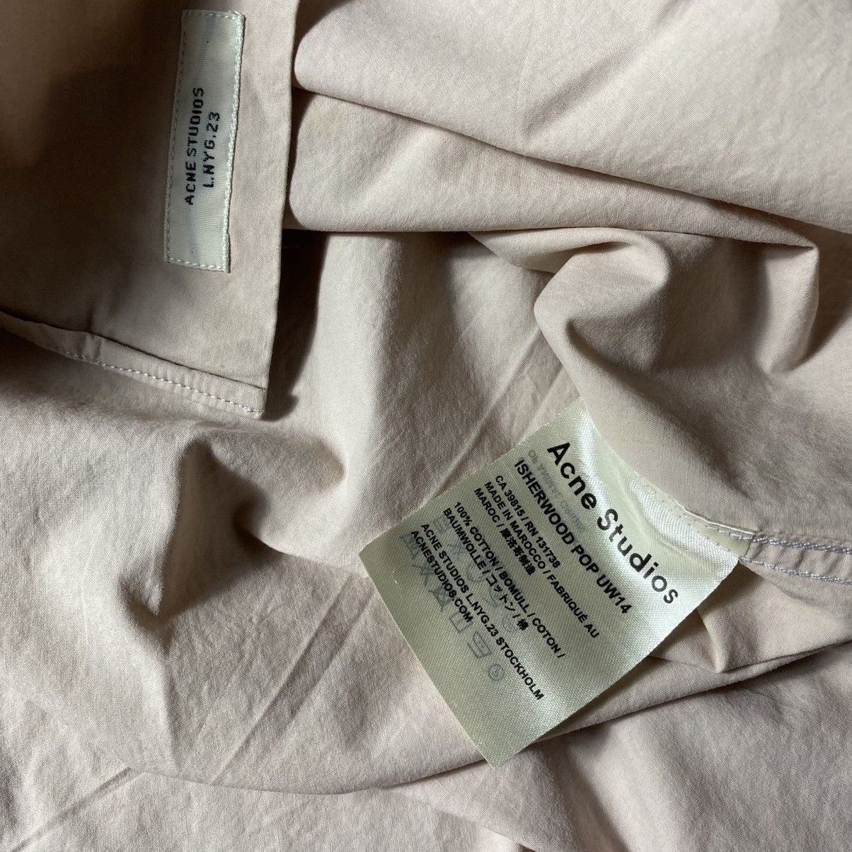 Acne Studios Acne Studios Isherwood Pop Shirt Size US M / EU 48-50 / 2 - 4 Thumbnail