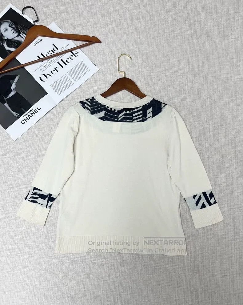 Hermes Hermes Colorblocked Knit Top Size XS / US 0-2 / IT 36-38 - 3 Thumbnail