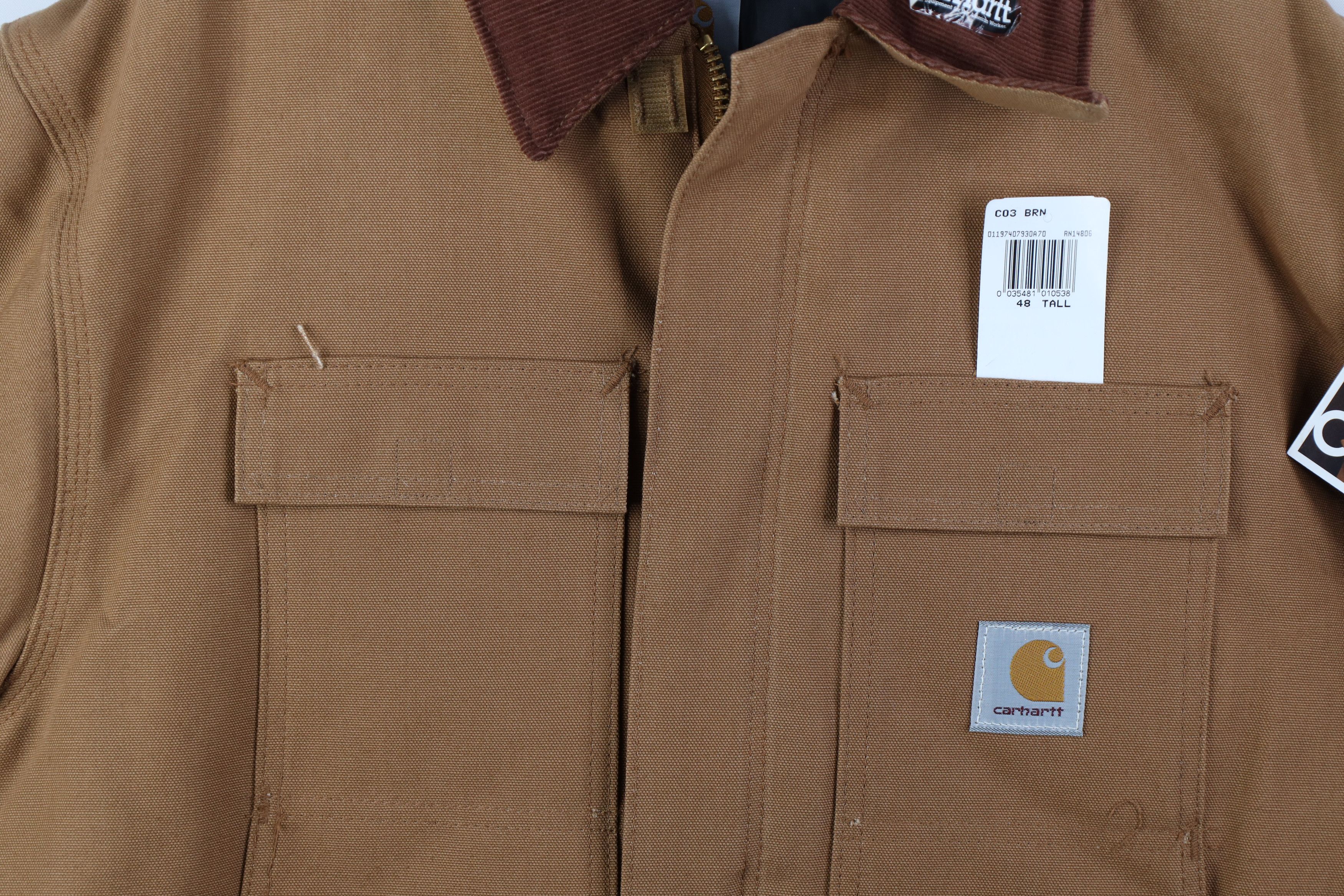 Carhartt Deadstock Vintage Y2K Carhartt Chore Barn Jacket Brown USA Size US XXL / EU 58 / 5 - 3 Thumbnail