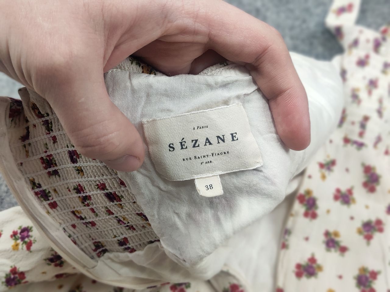 Sezane Sezane Paris Salie Mini Dress Sleeveless Mindy Floral Print Size M / US 6-8 / IT 42-44 - 15 Thumbnail