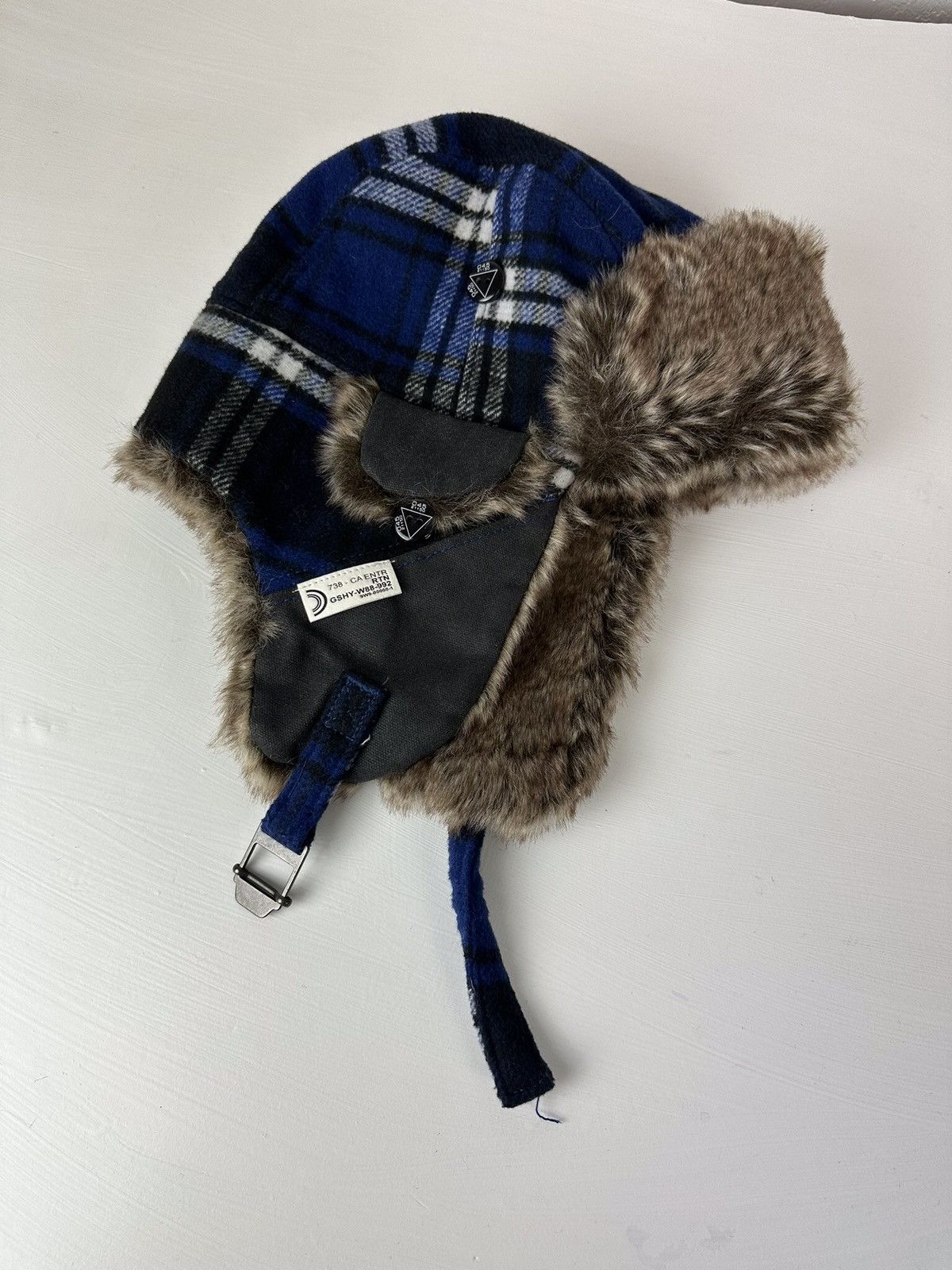 Hysteric Glamour × Vintage Crazy Y2K Mohair Fuzzy Hat Ushanka Punk Huge Size ONE SIZE - 1 Thumbnail