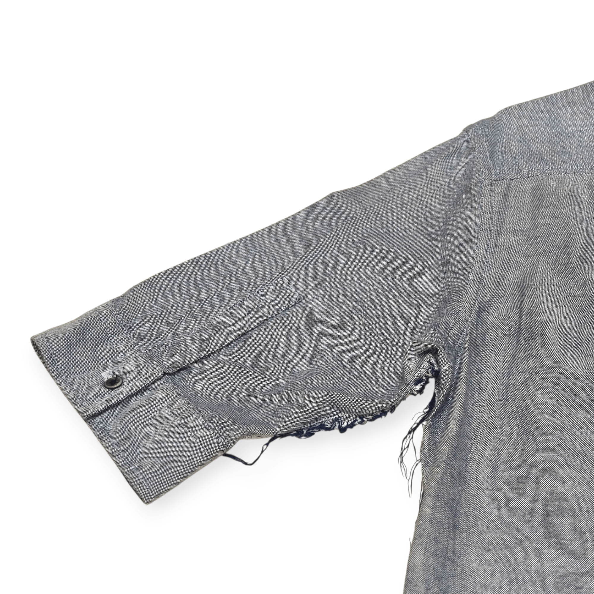 Morgan De Toi Morgan Homme De Toi 10th Anniversary Frayed Button Shirt Size US M / EU 48-50 / 2 - 4 Thumbnail