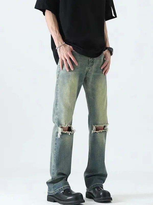 VIBE Light Blue High Street Vintage Loose Jeans Size US 30 / EU 46 - 5 Thumbnail