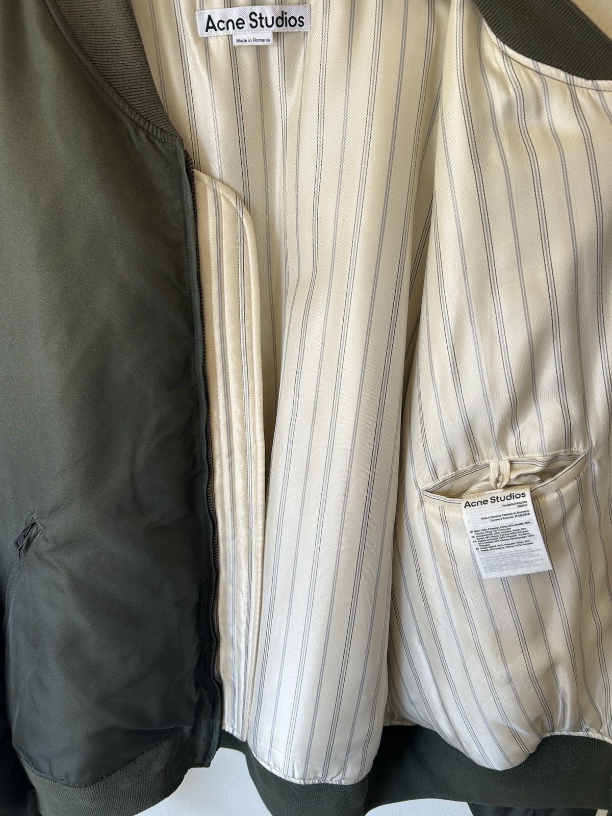 Acne Studios Acne Studios Satin Bomber Jacket Size US L / EU 52-54 / 3 - 6 Thumbnail