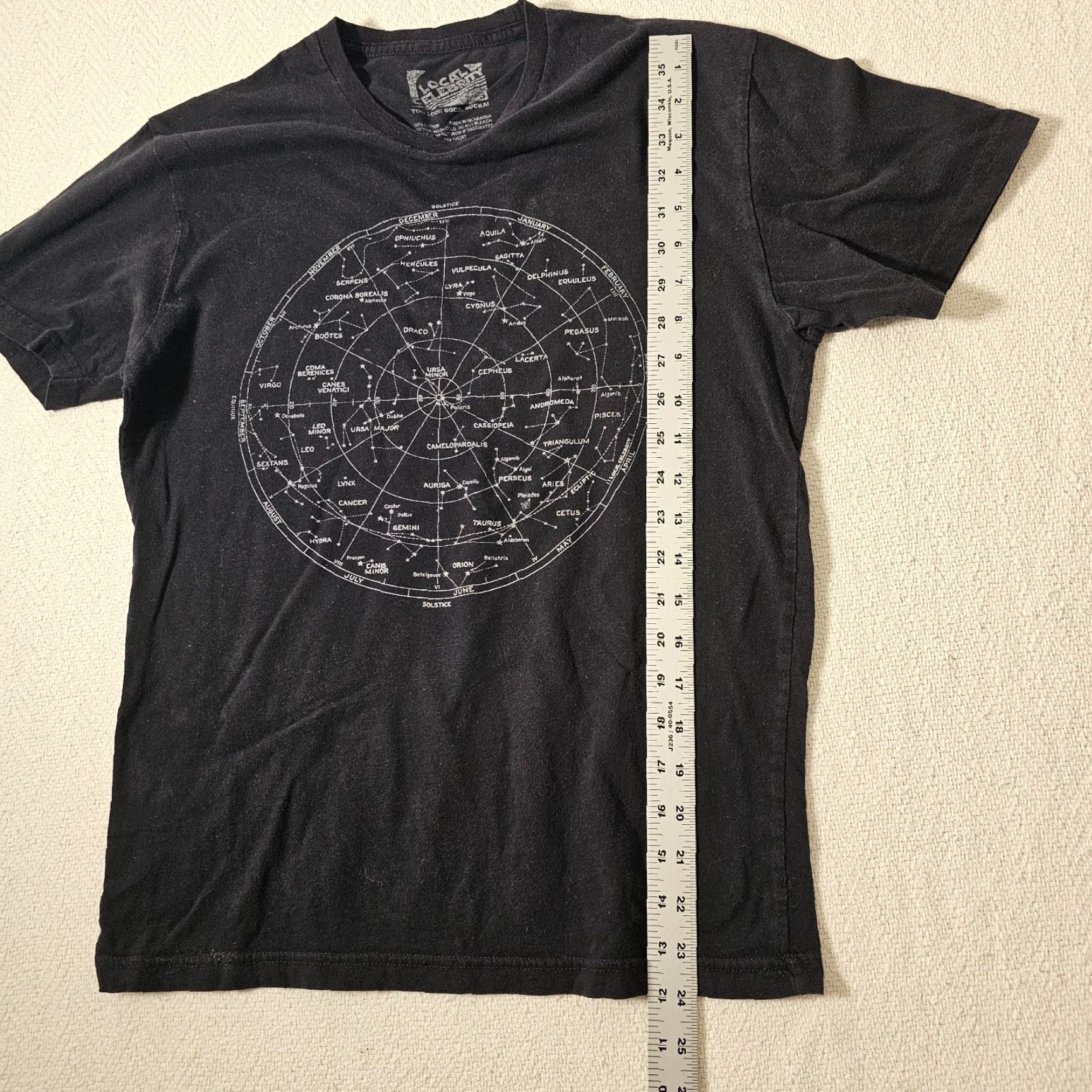 Vintage VINTAGE Local Celebrity T-Shirt Black Stars Adult Size S Mens T-Shirt Size US S / EU 44-46 / 1 - 4 Thumbnail