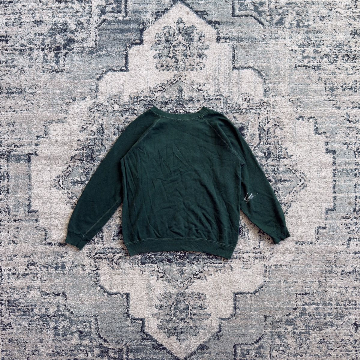 Vintage Vintage Green Sweatshirt Size US M / EU 48-50 / 2 - 2 Thumbnail