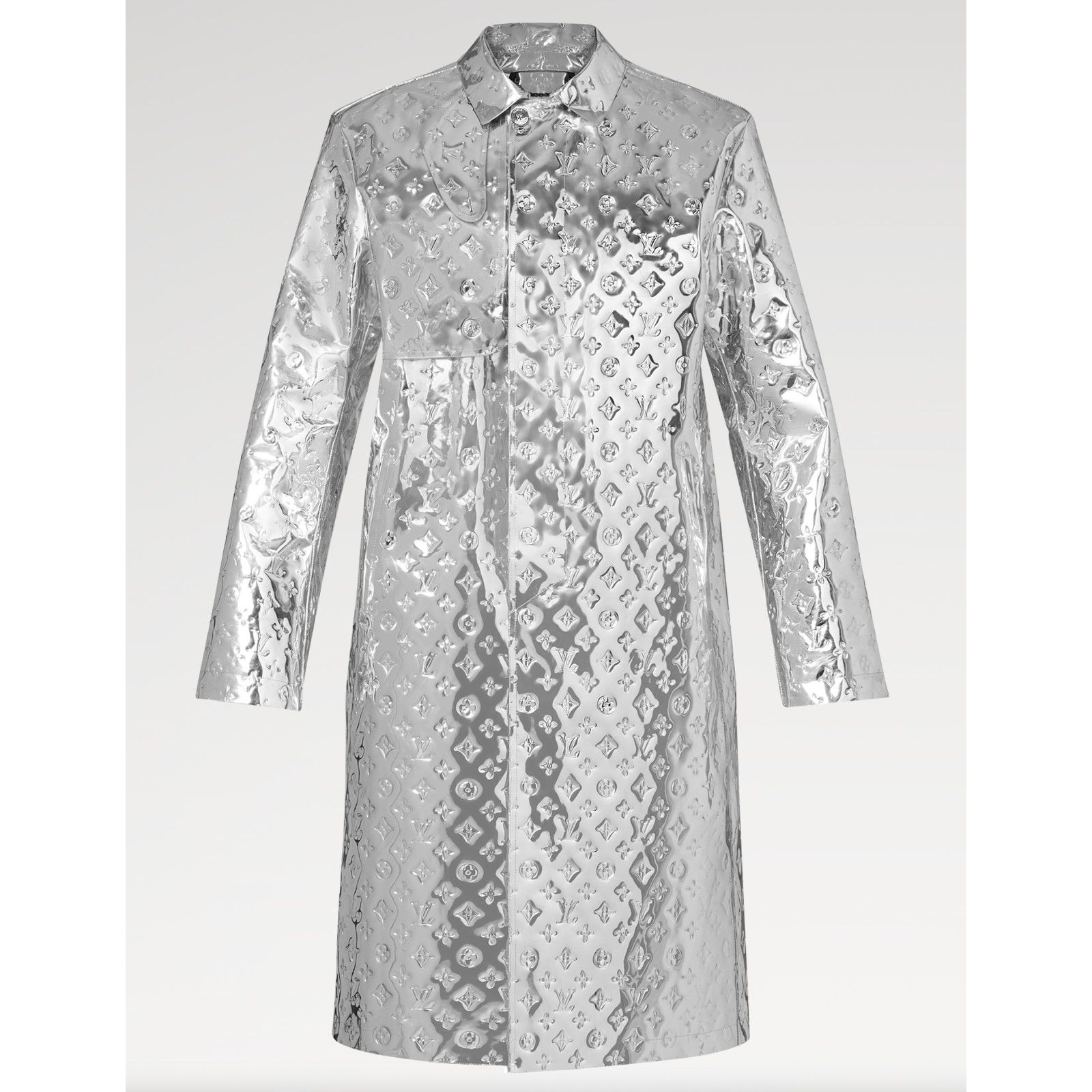 Louis Vuitton Louis Vuitton Virgil Mirror Raincoat Coat Logo Jacket 52 Size US L / EU 52-54 / 3 - 1 Thumbnail