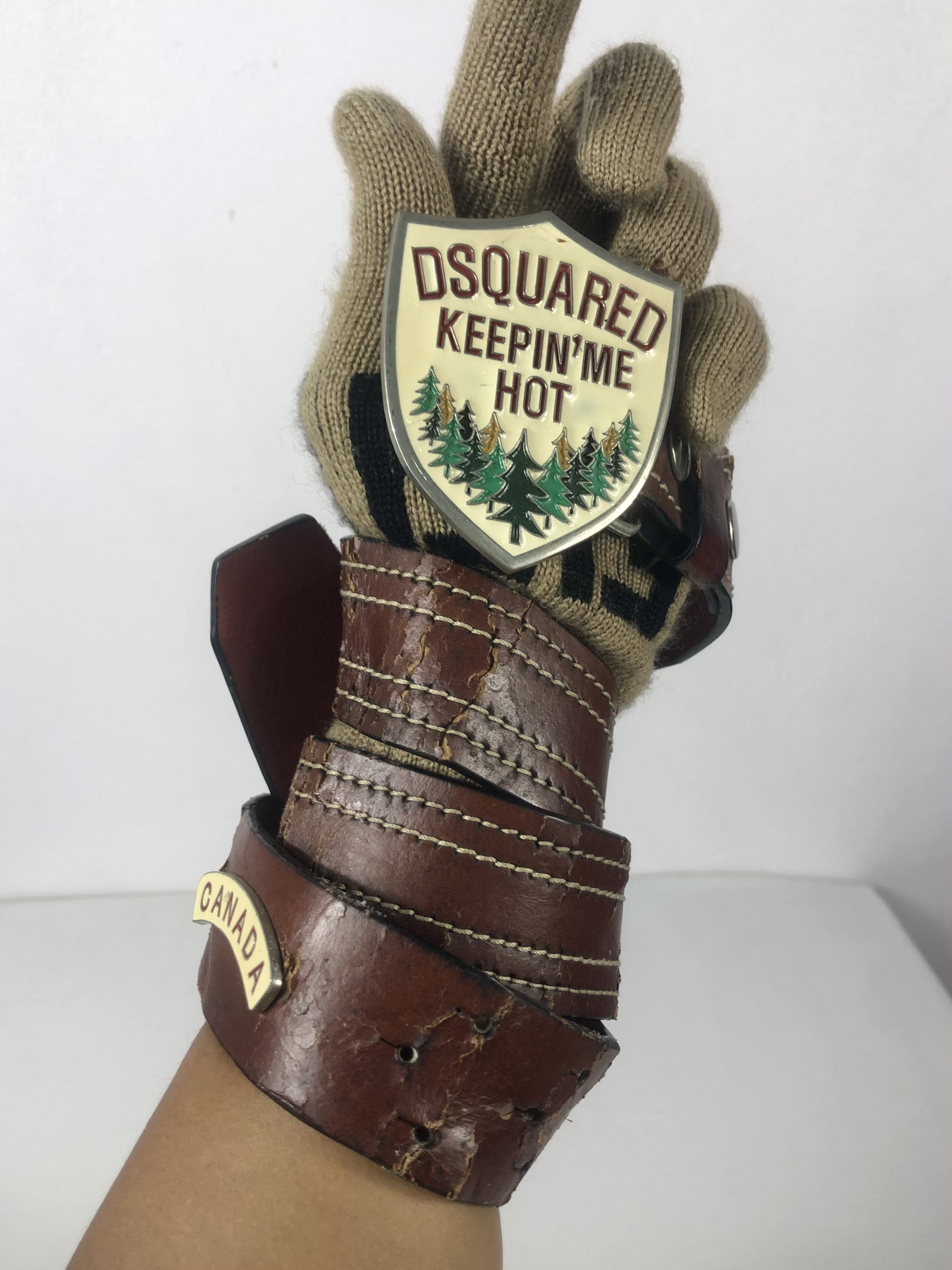 Dsquared2 Rare Vintage Dsquared2 Leather Buckle Belt Size ONE SIZE - 2 Thumbnail