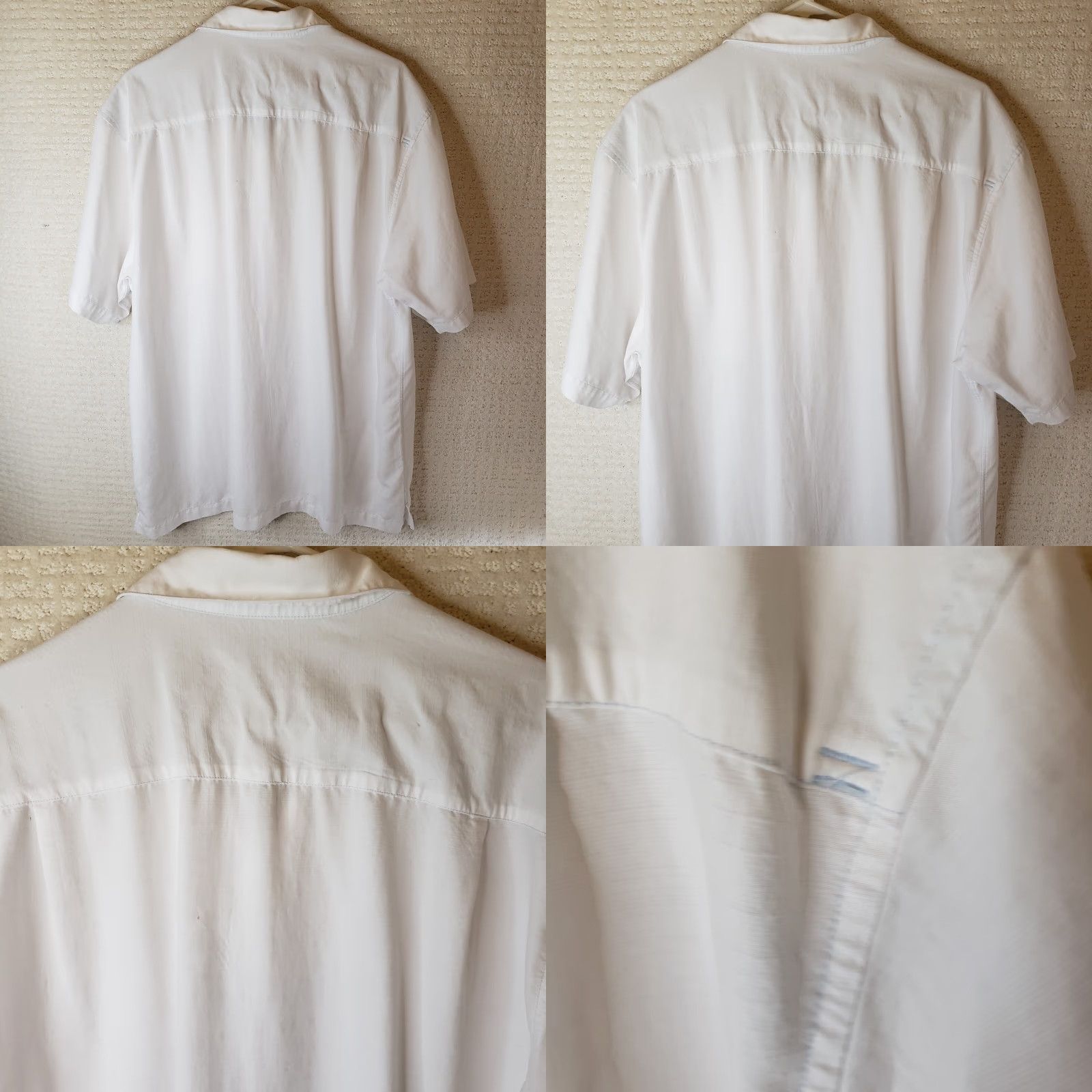 Quiksilver VINTAGE Quicksilver Hawaiian Shirt Men XL White Blue Stripe Button-Up Short Sleeve Stitch Embroidered Collared Size US XL / EU 56 / 4 - 8 Thumbnail
