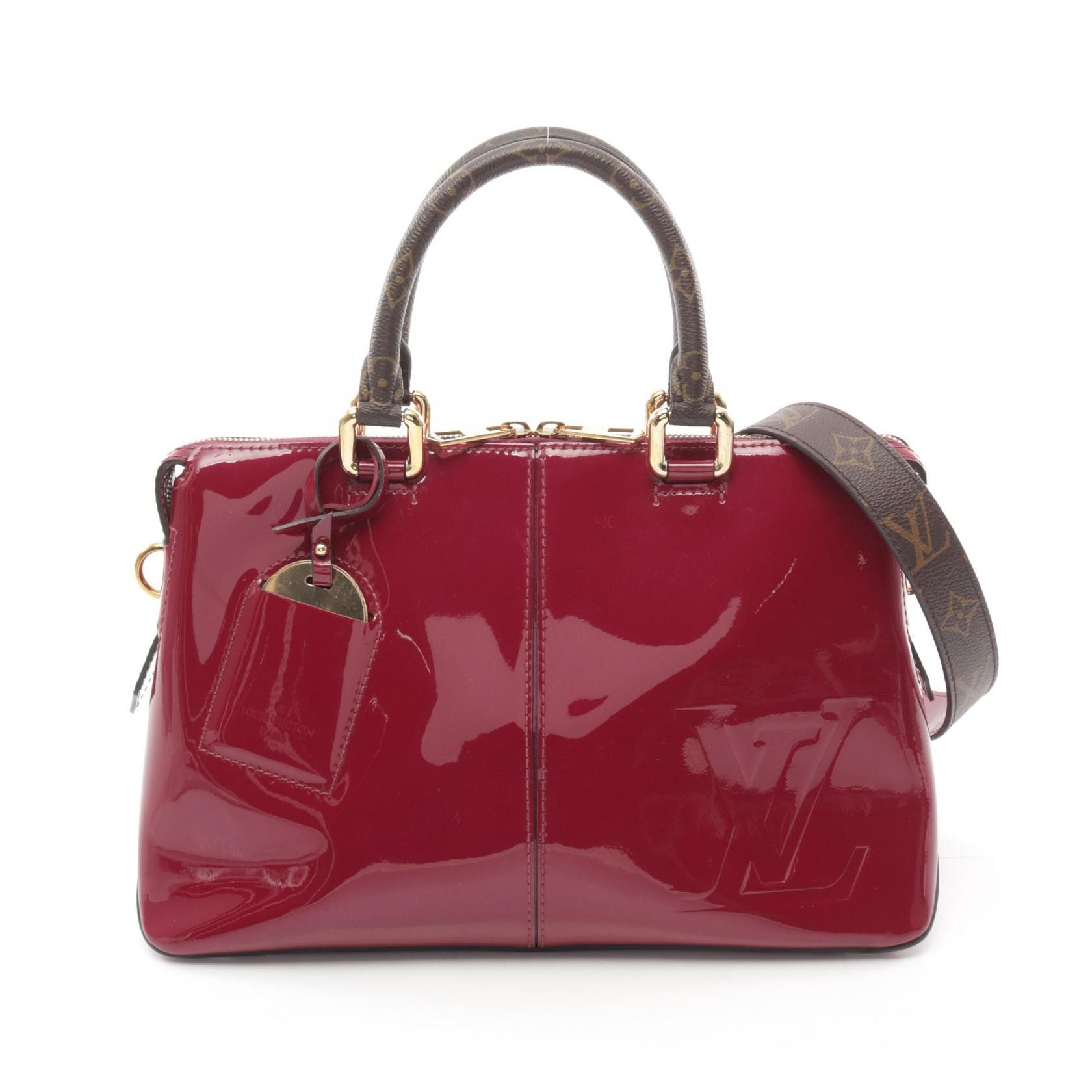 Louis Vuitton Louis Vuitton Tote Miroir Monogram Vernis 2Way Bag Canvas Tote Bag M54640 in Purple, Women's