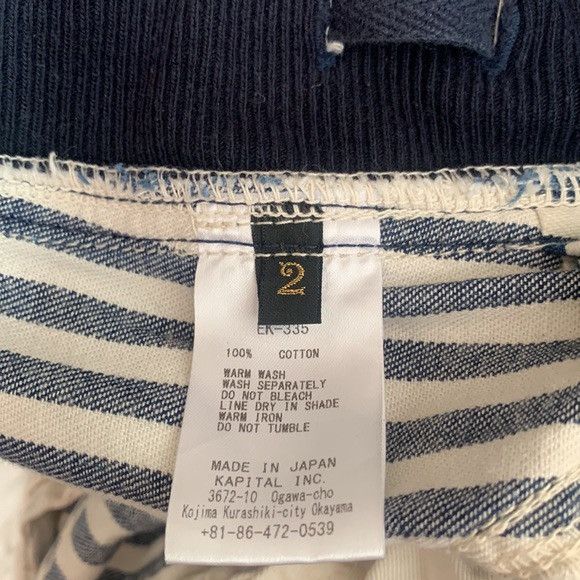 Kapital KAPITAL UPSCALE LUXURY COTTON PRISON CASUAL PANTS Size US 32 / EU 48 - 10 Thumbnail