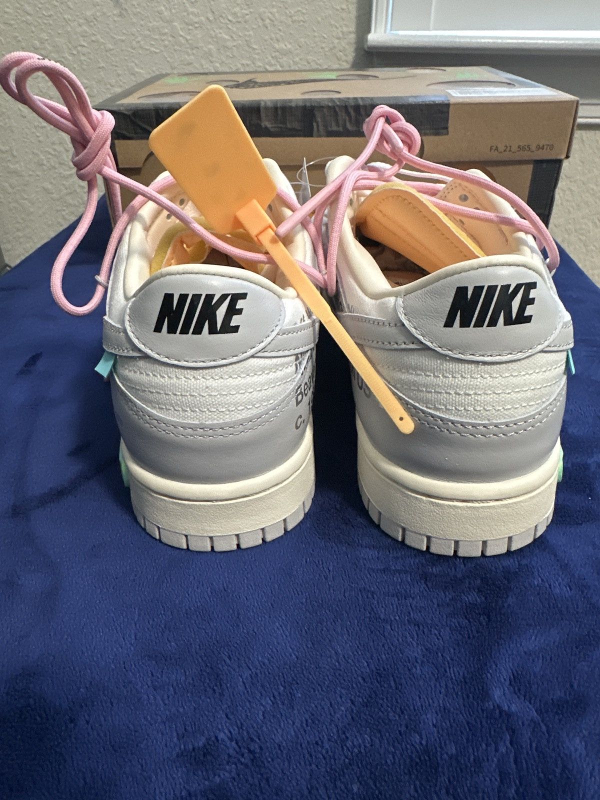 Nike OFF-WHITE NIKE DUNK LOW LOT 09 Size US 10 / EU 43 - 8 Thumbnail