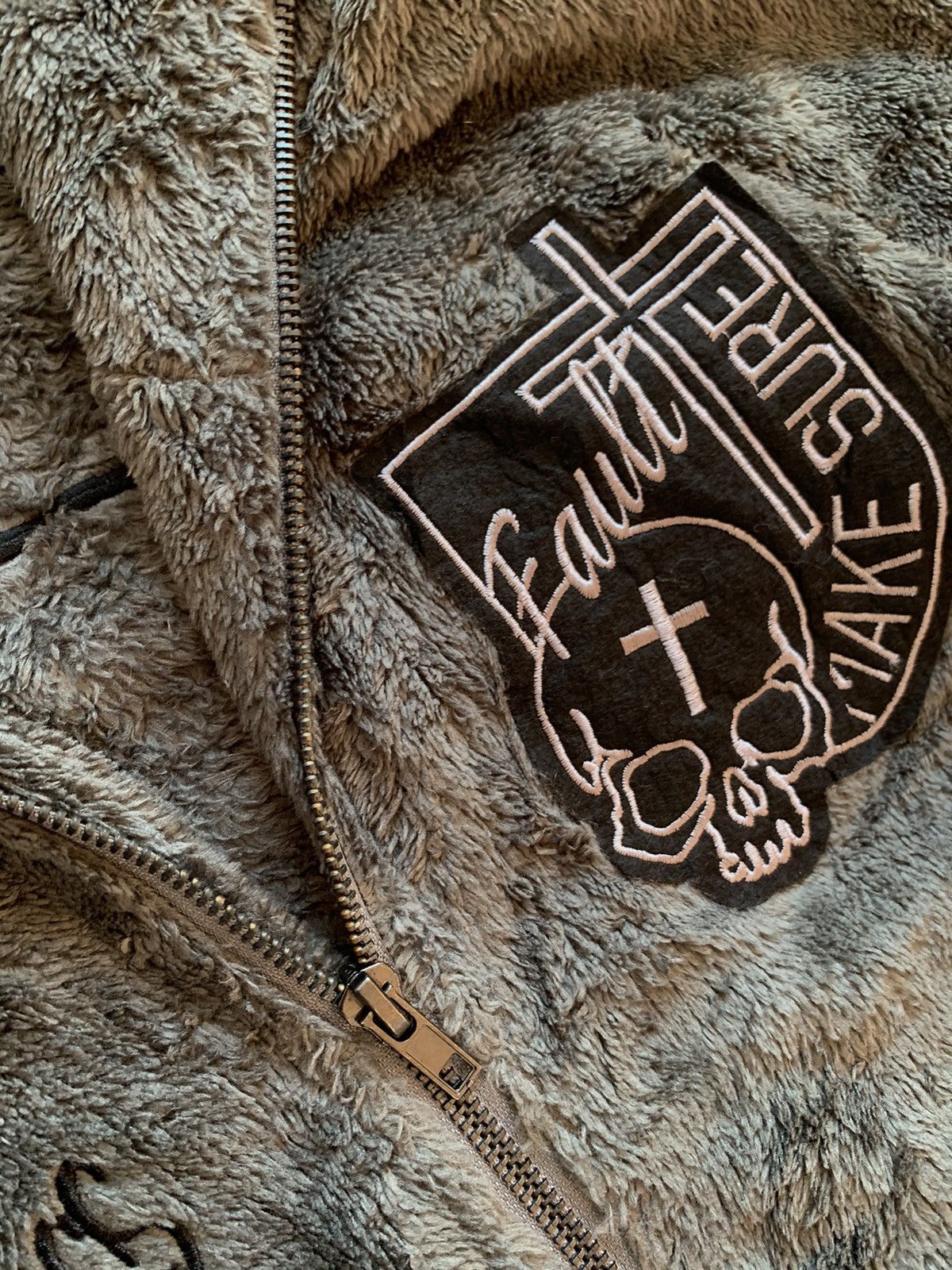Japanese Brand GHOST OF HARLEM Japanese Brand Skull Teddy Womens Hoodie Size M / US 6-8 / IT 42-44 - 7 Thumbnail