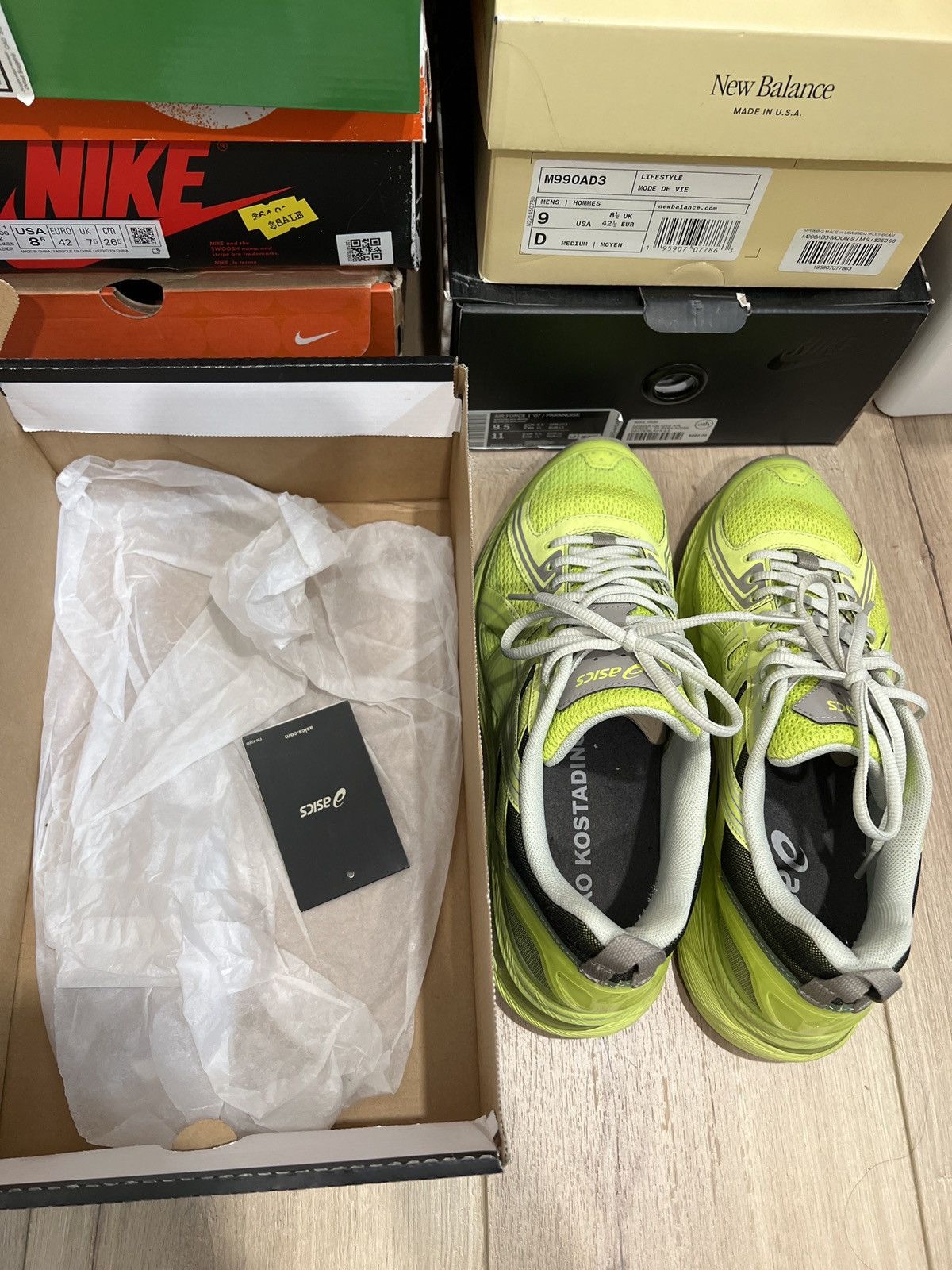 Asics × Kiko Kostadinov Kiko kostadinov x asics gel burz 1 limeade birch 9us Size US 9 / EU 42 - 2 Thumbnail