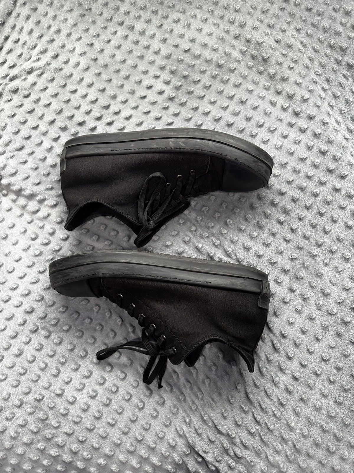 image of Rick Owens Ramones Drkshdw Low Black Sneaker, Men's (Size 13)
