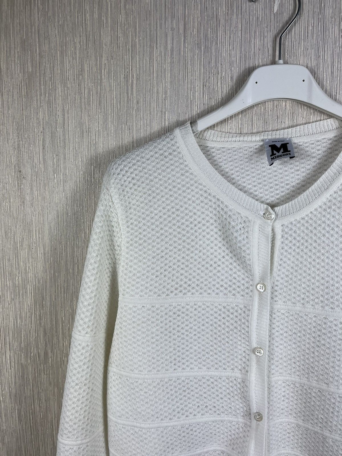 Missoni Missoni knitted striped sweater cardigan button up luxury Size L / US 10 / IT 46 - 4 Thumbnail