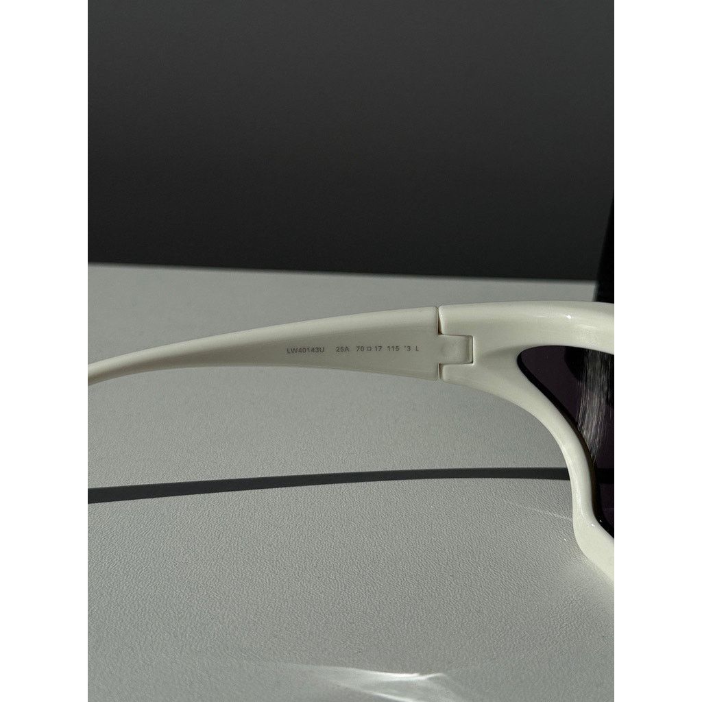Loewe NEW Loewe LW40143I Paula's Ibiza Sunglasses in White Size ONE SIZE - 7 Thumbnail
