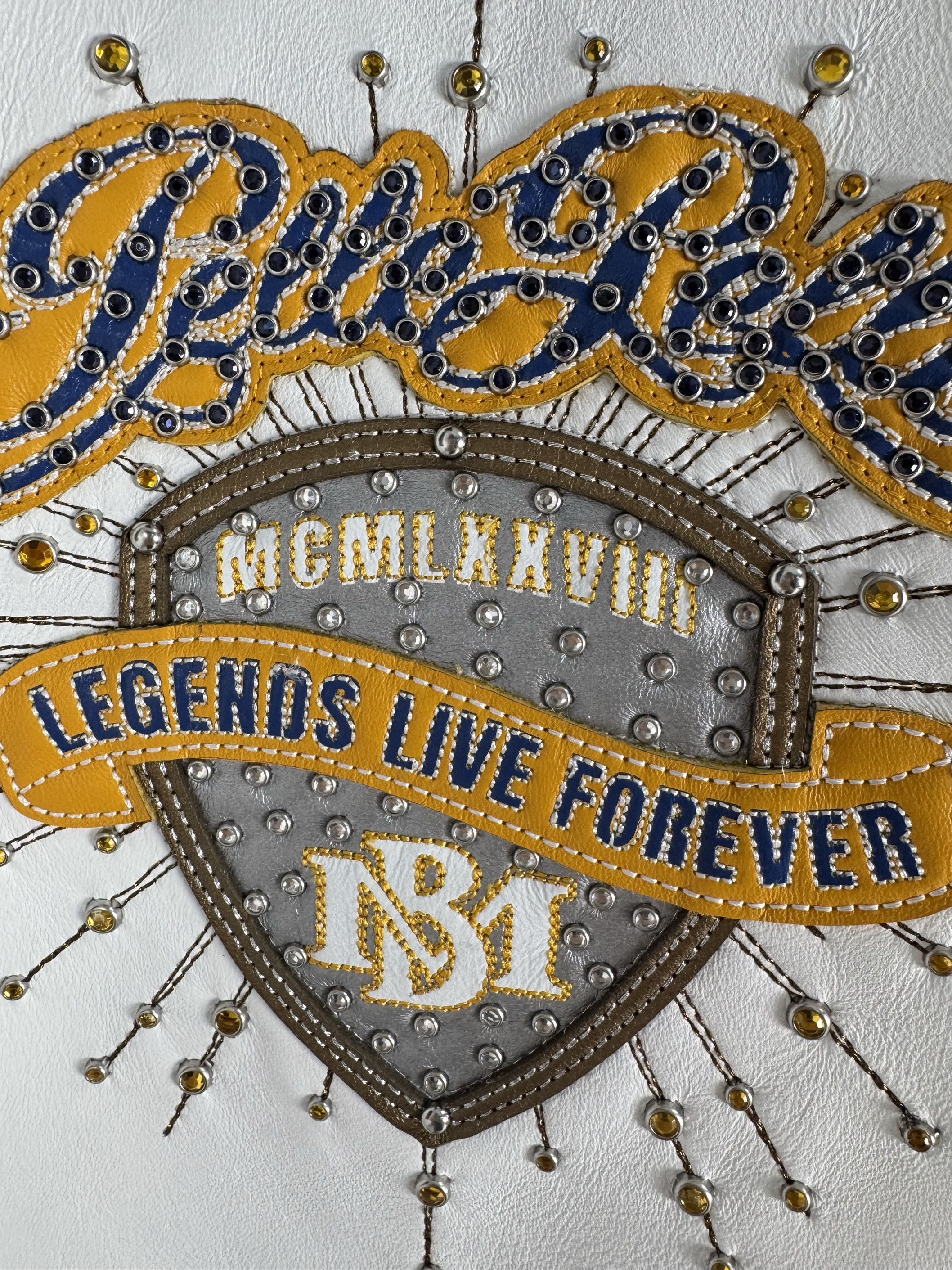 Pelle Pelle NEW WITH TAG* 'LEGENDS LIVE FOREVER' LEATHER JACKET Size US L / EU 52-54 / 3 - 14 Thumbnail