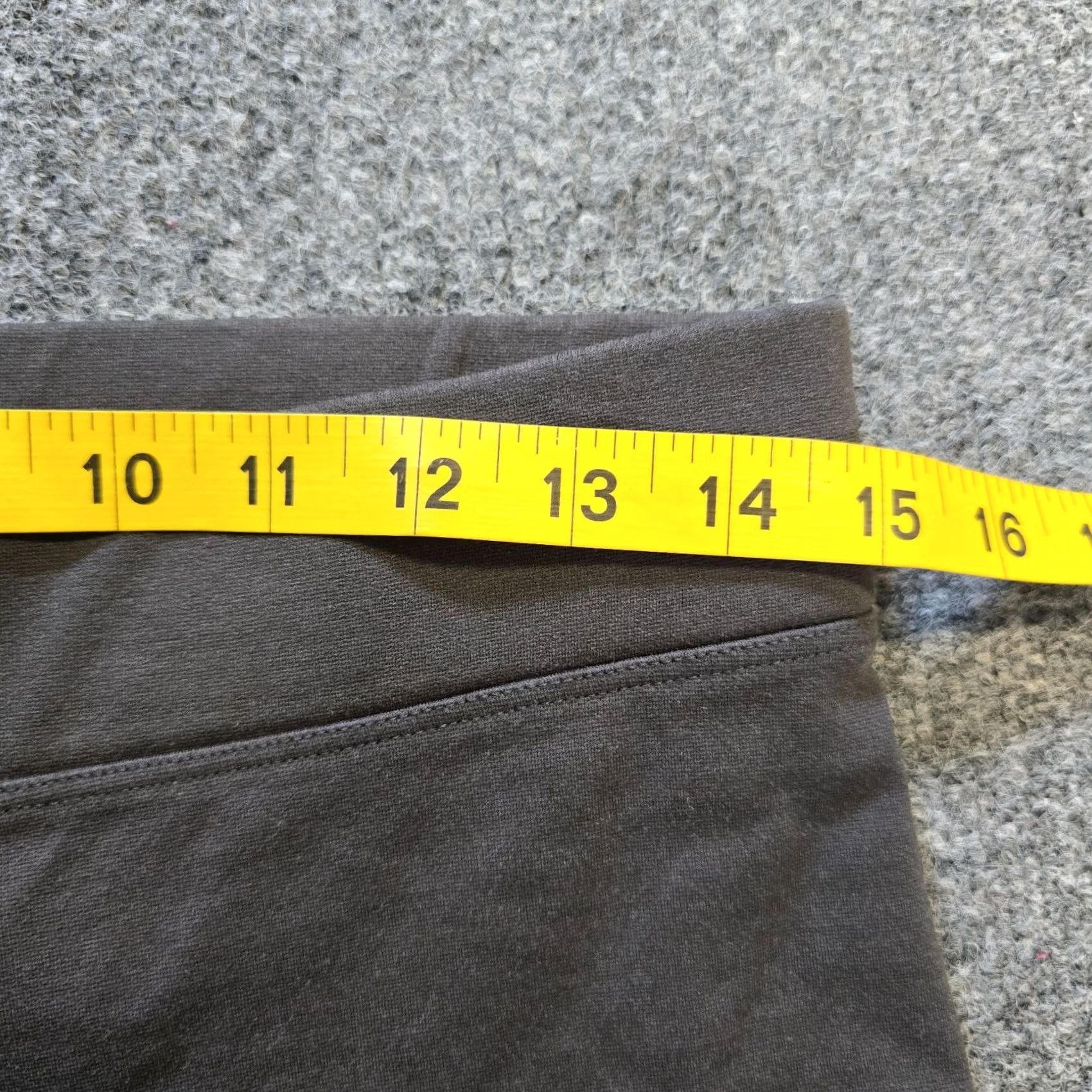 Vintage American Giant Pants Womens Size 8 Gray Ponte Kick Flare Stretch Pull On Casual Size 30" / US 8 / IT 44 - 5 Thumbnail