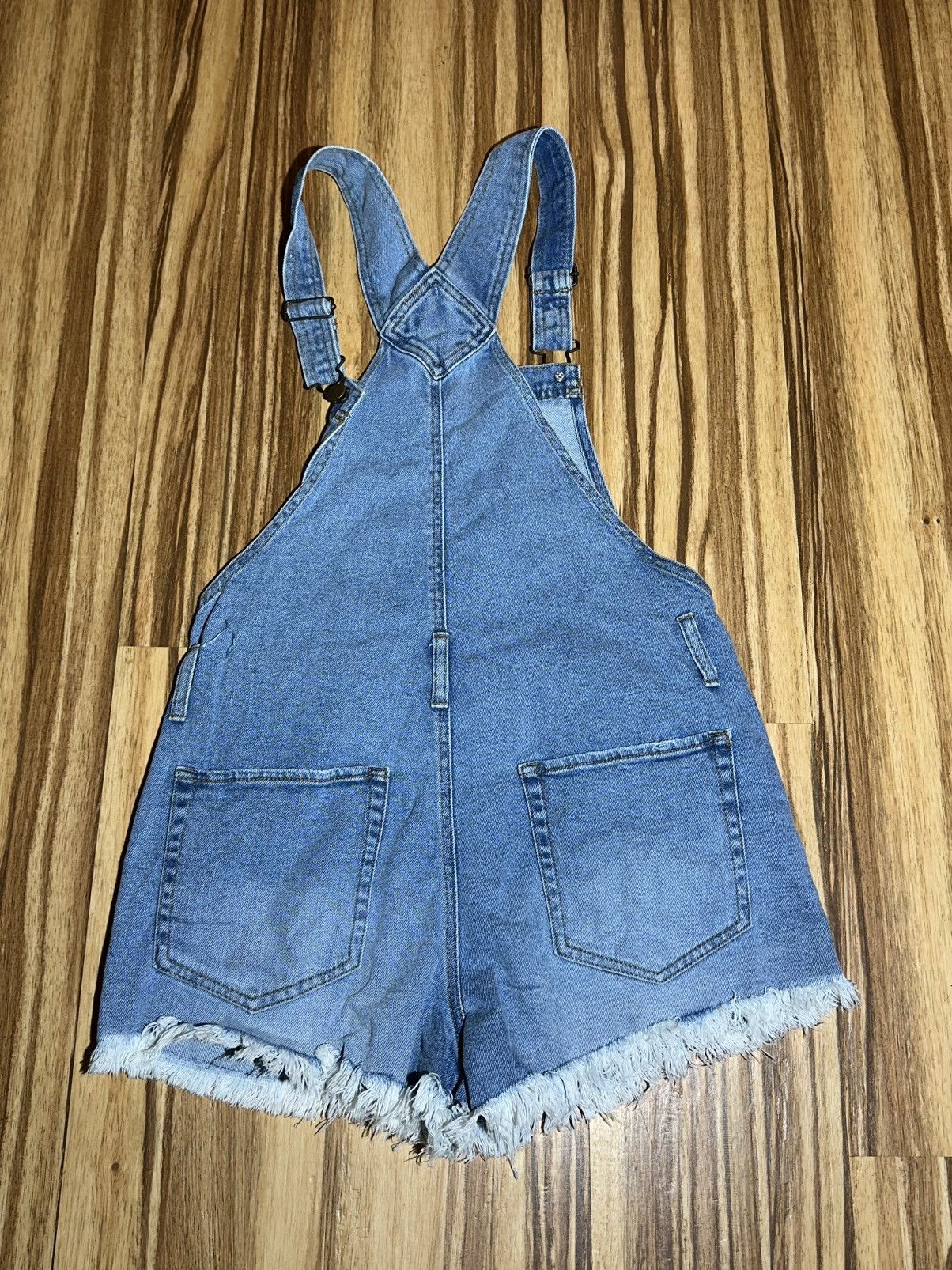 Other Wild Fable Denim Overall Shorts SizeS Size 27" / US 4 / IT 40 - 5 Thumbnail